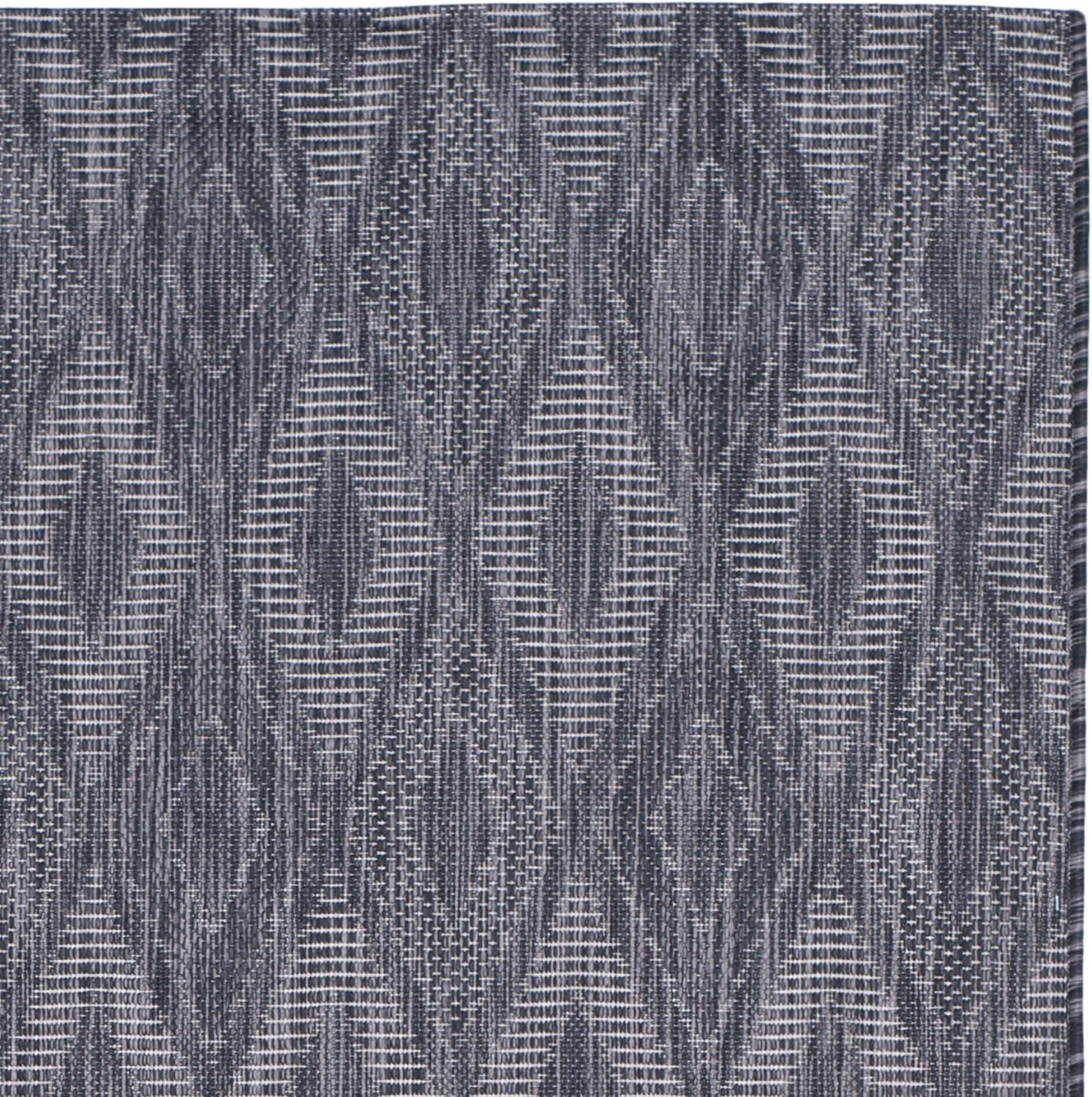Courtyard CY8522 Power Loomed Indoor and Outdoor Area Rug - Brown/Brown - 6'7"x9'6" - Safavieh