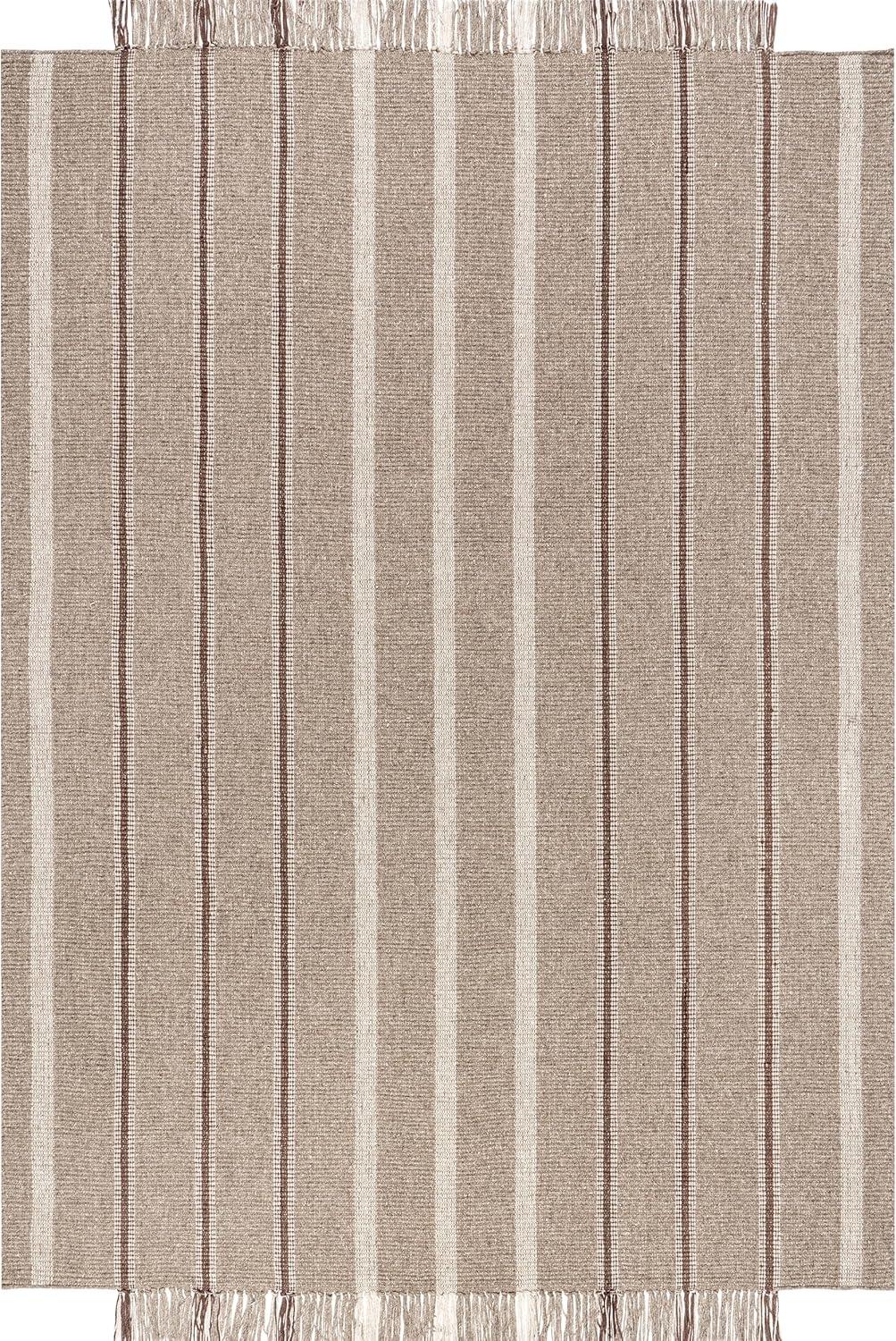 Frenshe Interiors x Rugs USA Frenshe Interiors x Rugs USA Toluca Striped Wool Area Rug