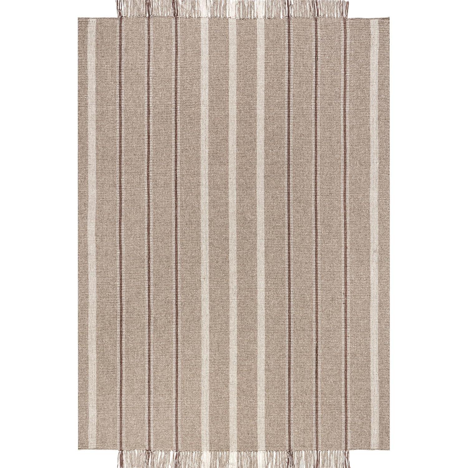 Frenshe Interiors x Rugs USA Frenshe Interiors x Rugs USA Toluca Striped Wool Area Rug