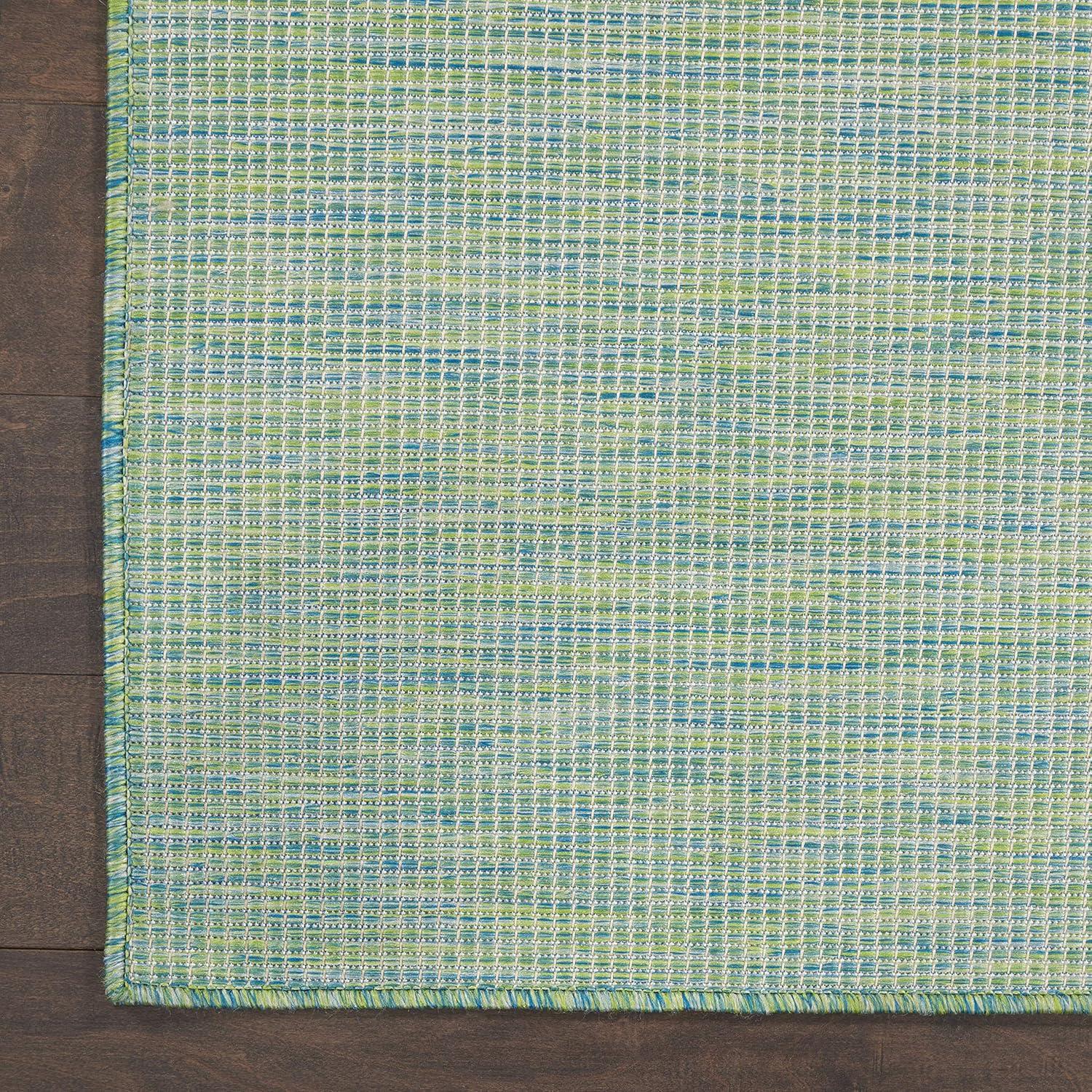 Nourison Positano POS01 Indoor/outdoor Area Rug - Blue/Green 5' x 7'