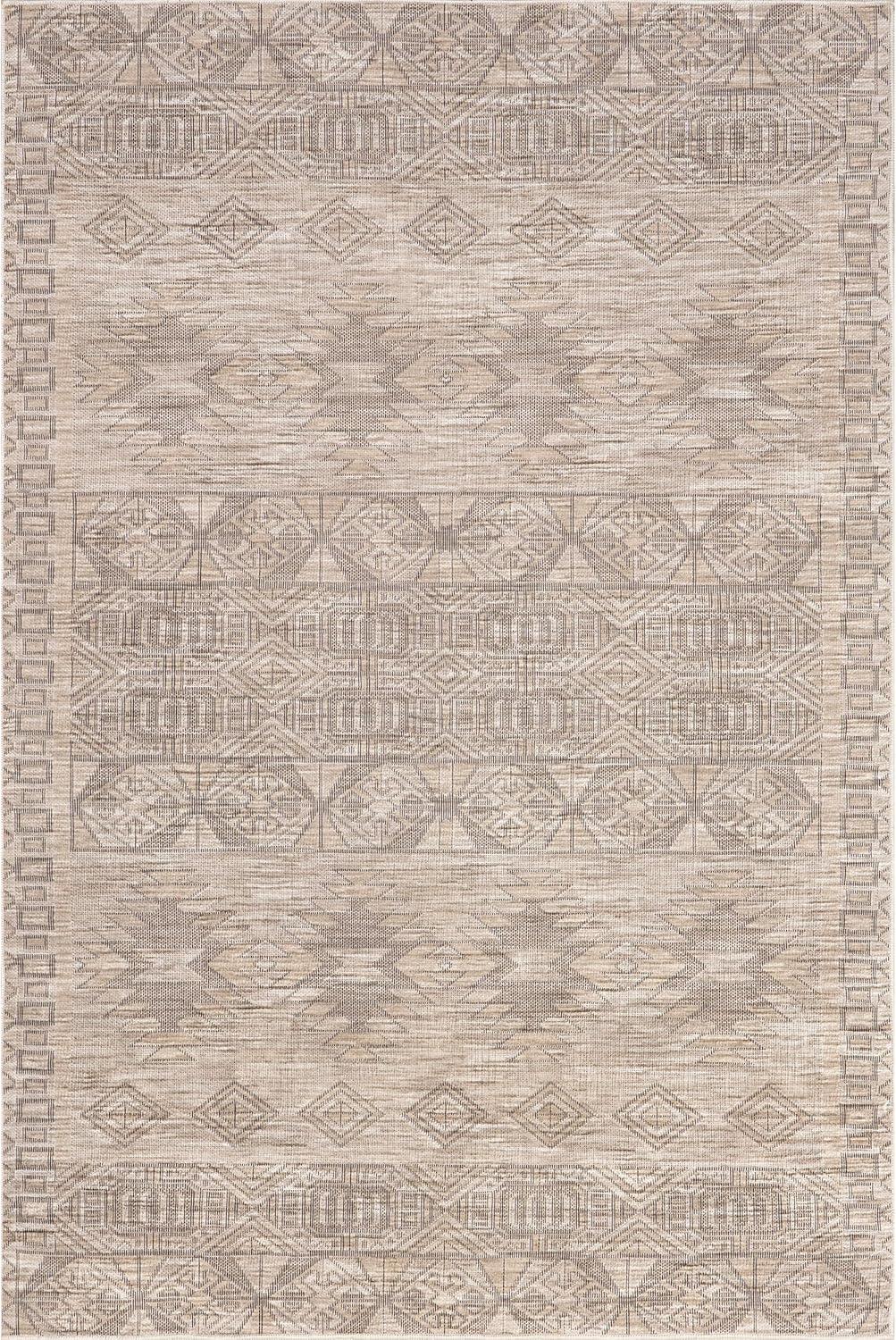 Nuloom Riya Geometric Machine Washable Indoor Area Rug