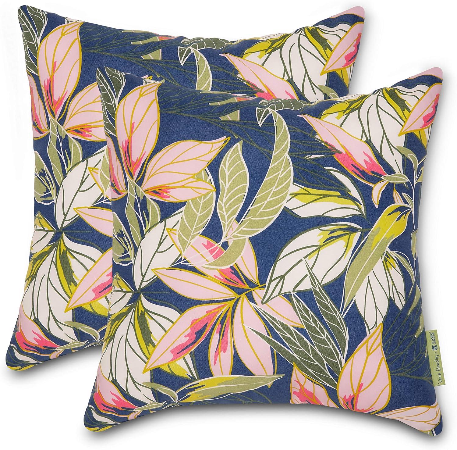 Vera Bradley Island Outdoor Square Pillow Cover & Insert