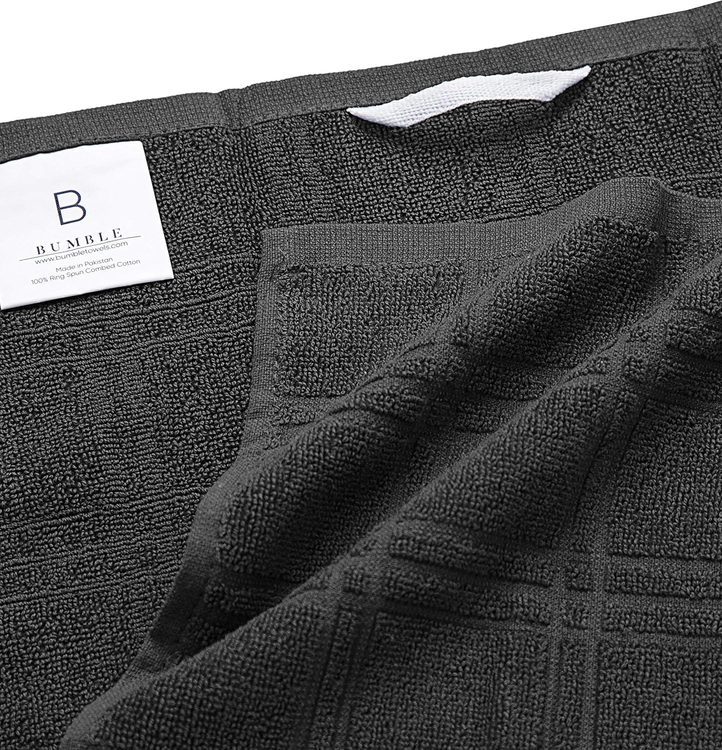 Bumble Premium Kitchen Hand Towels | 100% Cotton 16” x 28” | Absorbent Dish Cloths | 6 Pack (Aqua)