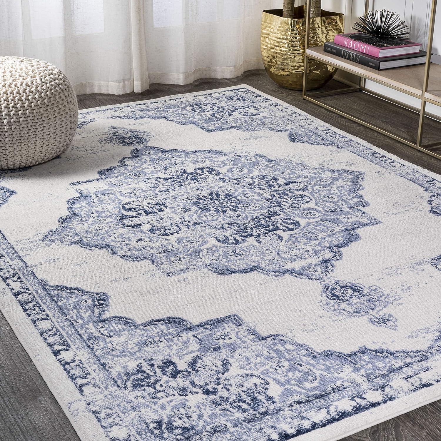 Alhambra Ornate Medallion Modern Indoor Area Rug - JONATHAN Y