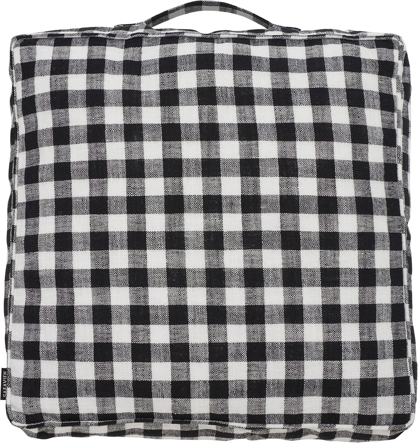 Gingham Reversible Throw Pillow