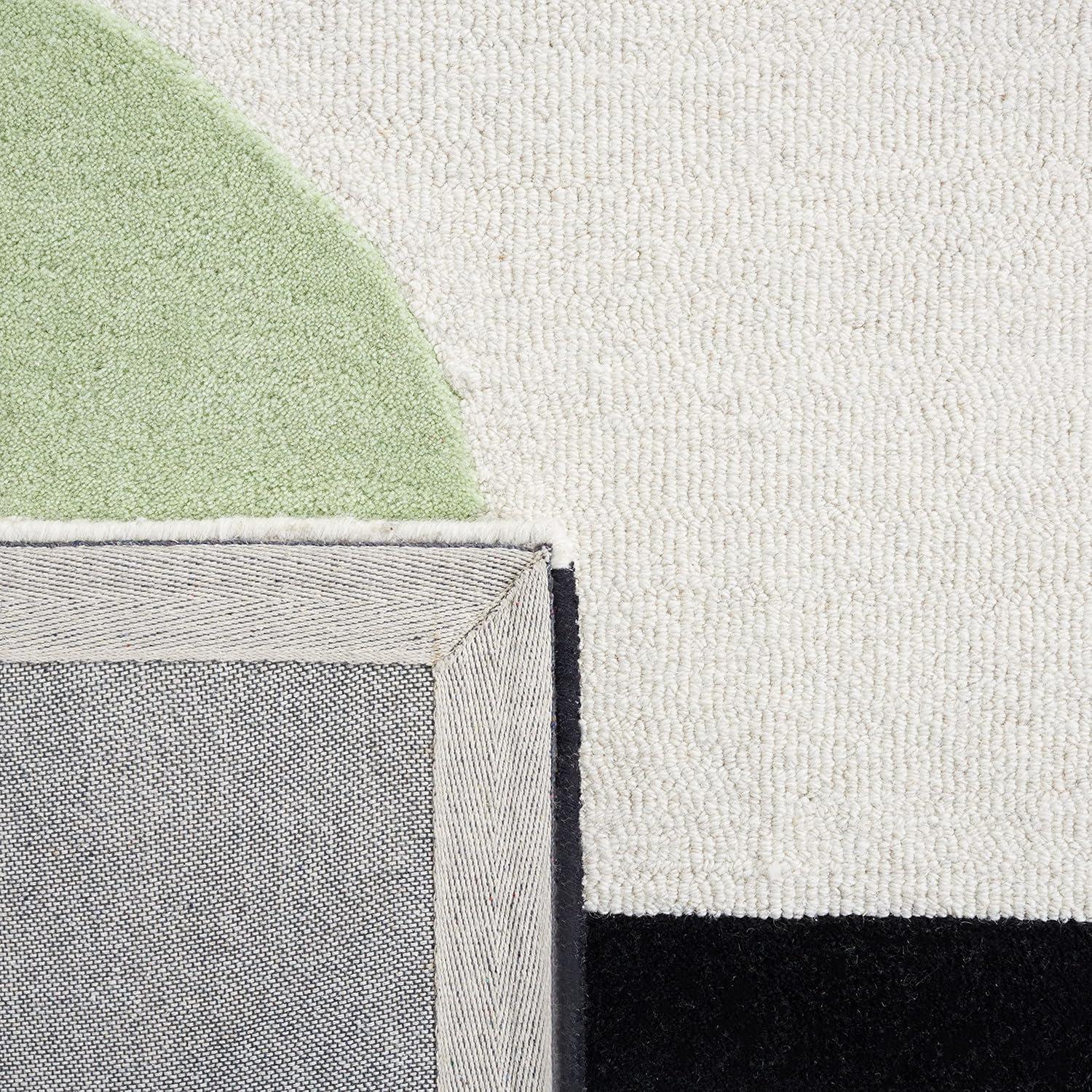 Rodeo Drive RD856 Hand Tufted Area Rug - Green/Black - 8'x10' - Safavieh.
