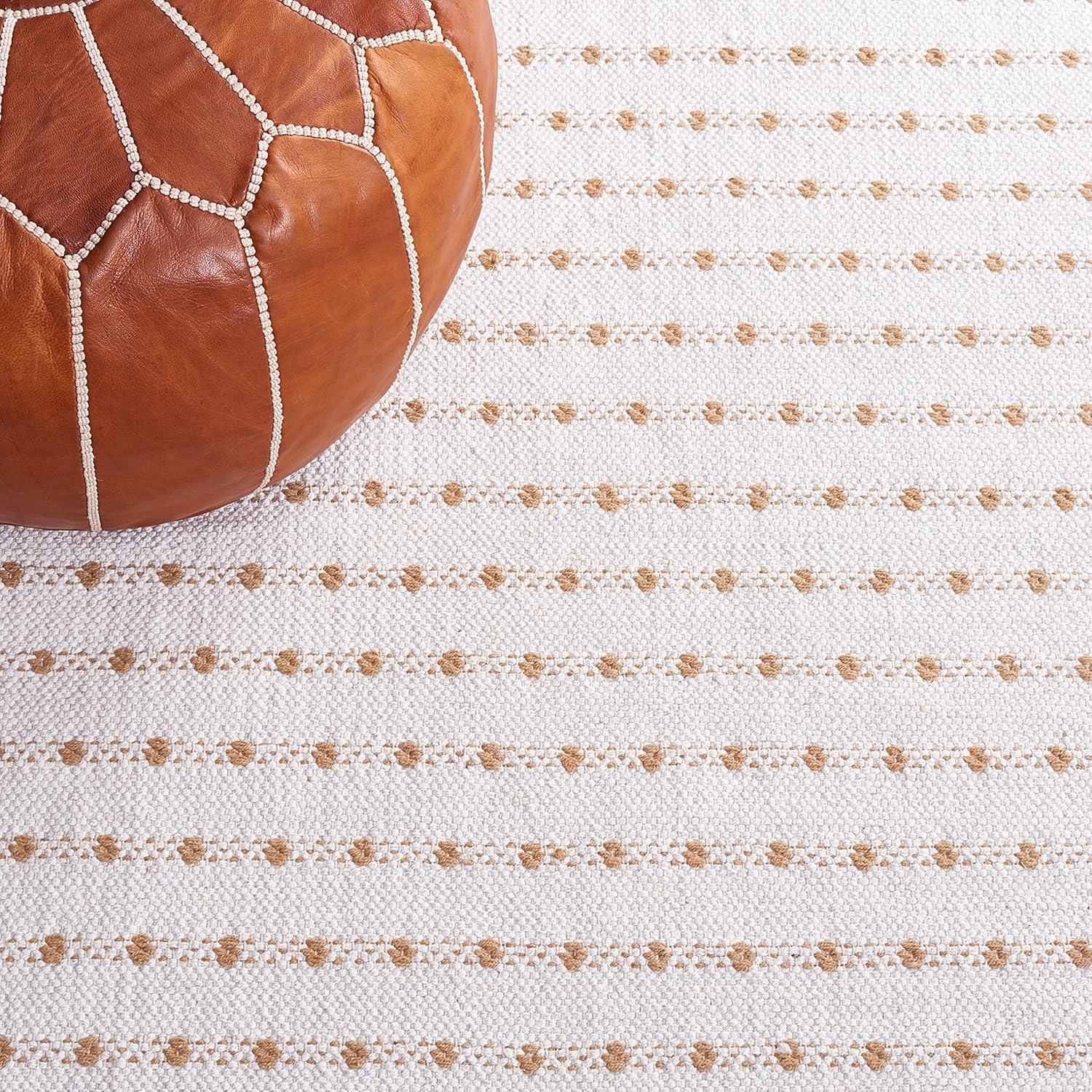 Montauk MTK714 Hand Woven, Flat Weave Indoor Accent Rug - Beige/Ivory - 3'x5' - Safavieh