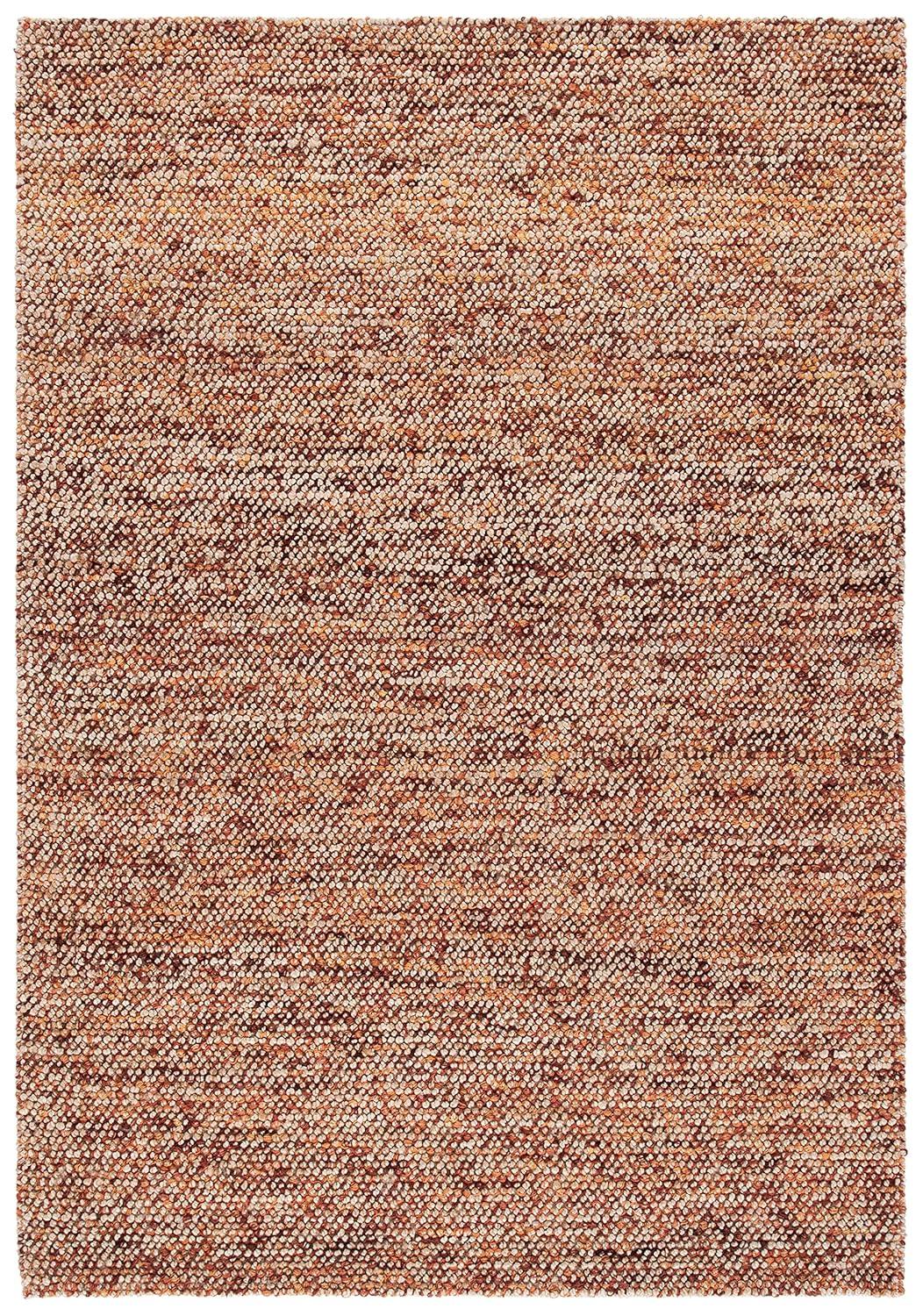 Bohemian BOH901 Hand Woven Indoor Area Rug - Natural/Rust - 5'x8' - Safavieh