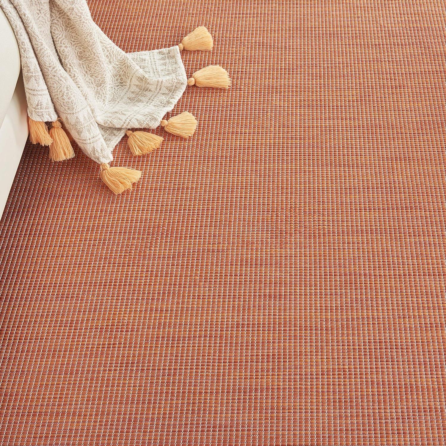 Nourison Positano POS01 Indoor/outdoor Area Rug - Terracotta 10' x 14'