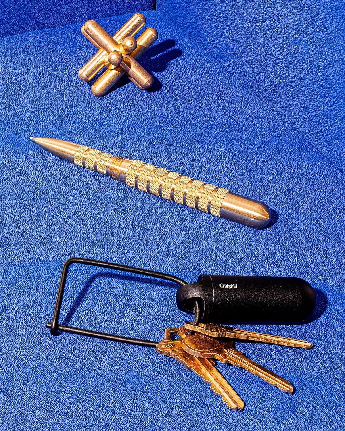 Black Anodized Aluminum Key Capsule with Threaded Lid