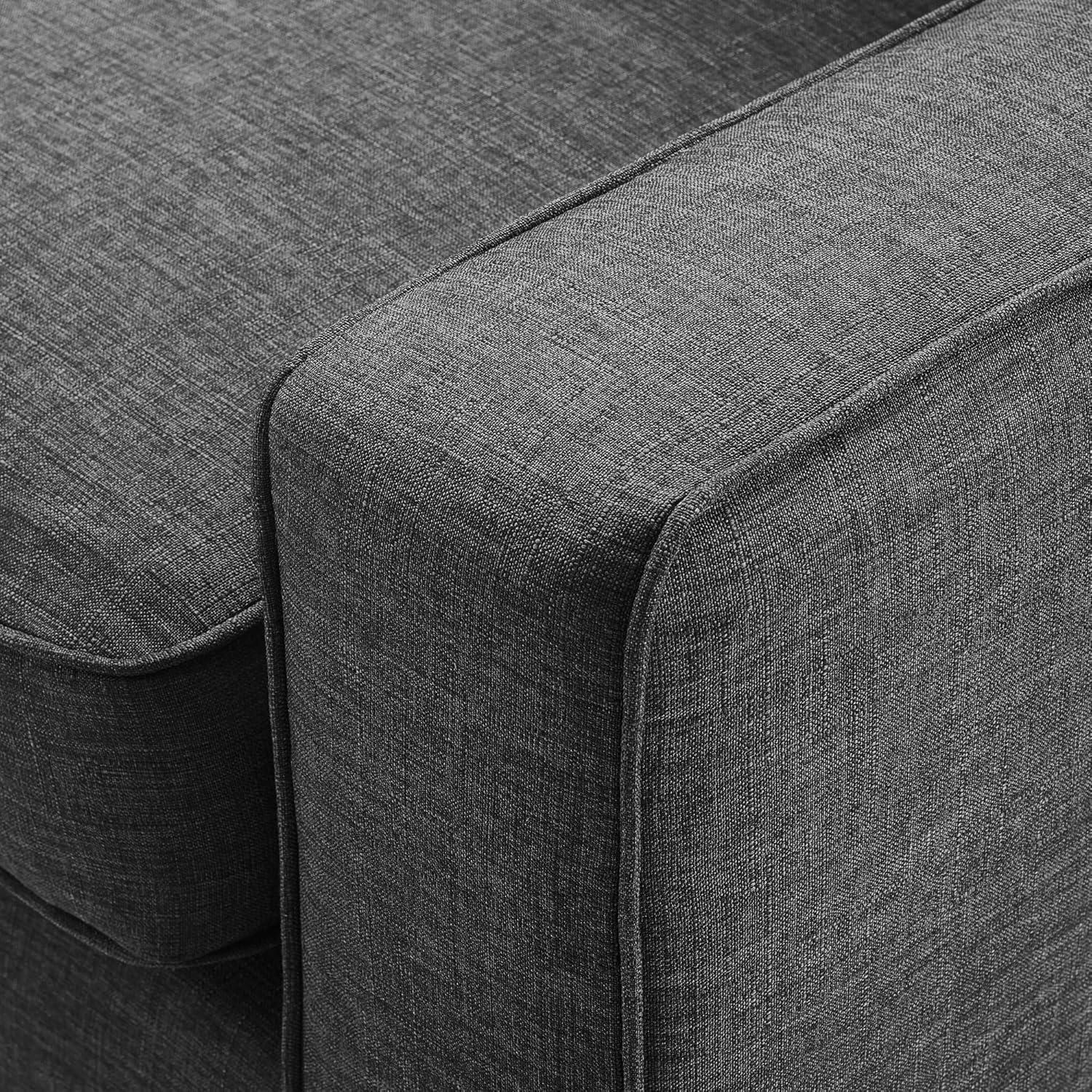 Serta Harmon Upholstered Reversible Sectional Sofa and Chaise