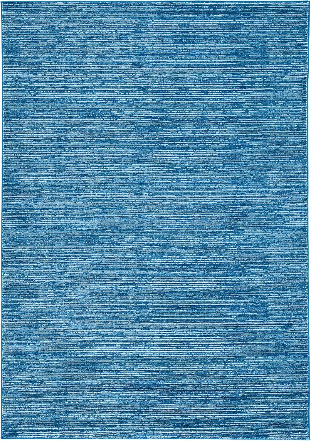 SAFAVIEH Vision Adrasteia Overdyed Solid Area Rug, 4' x 6', Blue