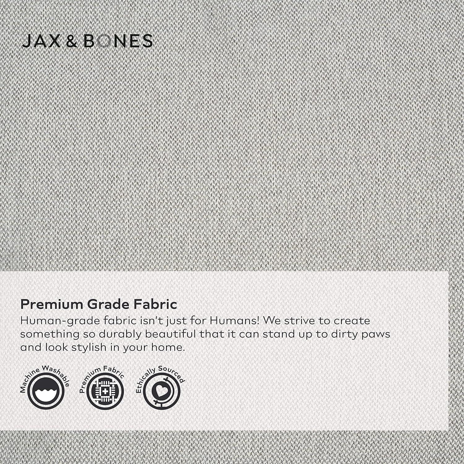Jax & Bones Striped Polyester Pet Bed