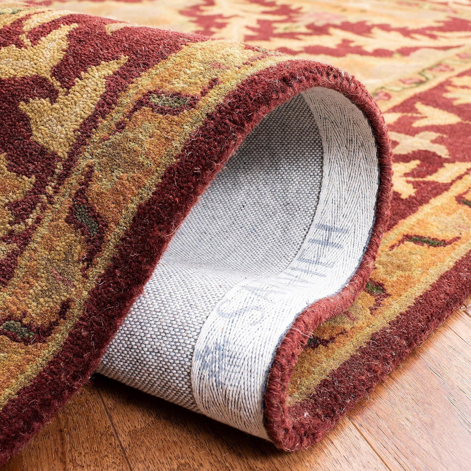 SAFAVIEH Antiquity Diarmait Oriental Wool Area Rug, Wine/Gold, 3' x 5'