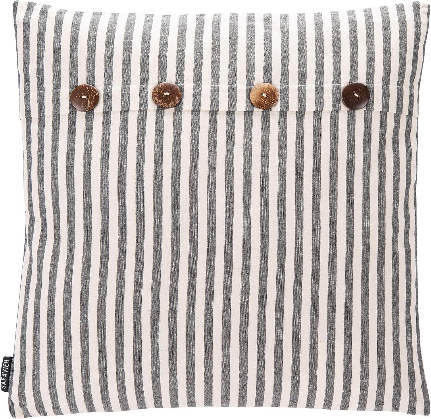 Kensing Buttons Cotton Throw Pillow