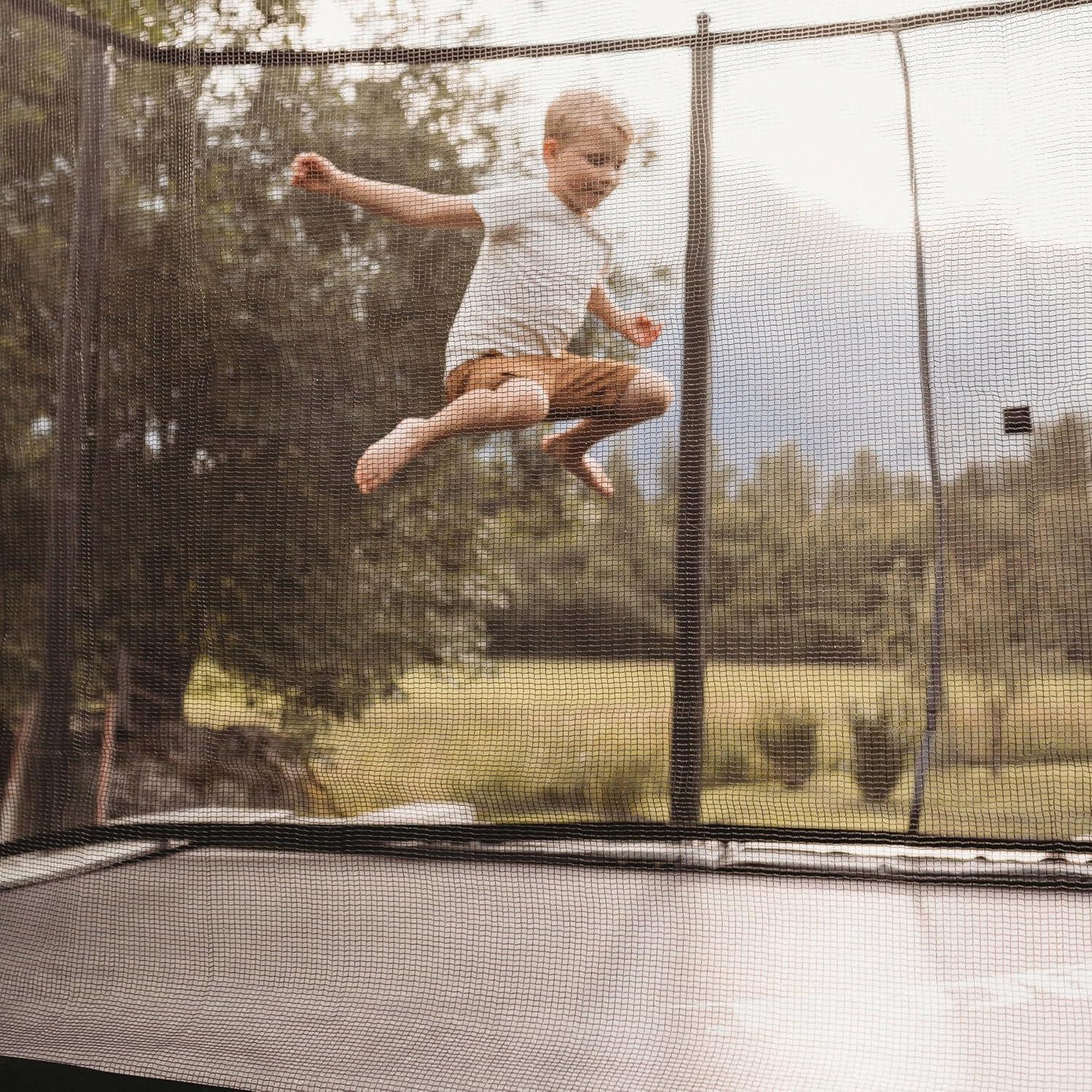 ACON Air 16 Sport HD Performance Rectangular Trampoline with Net and Ladder