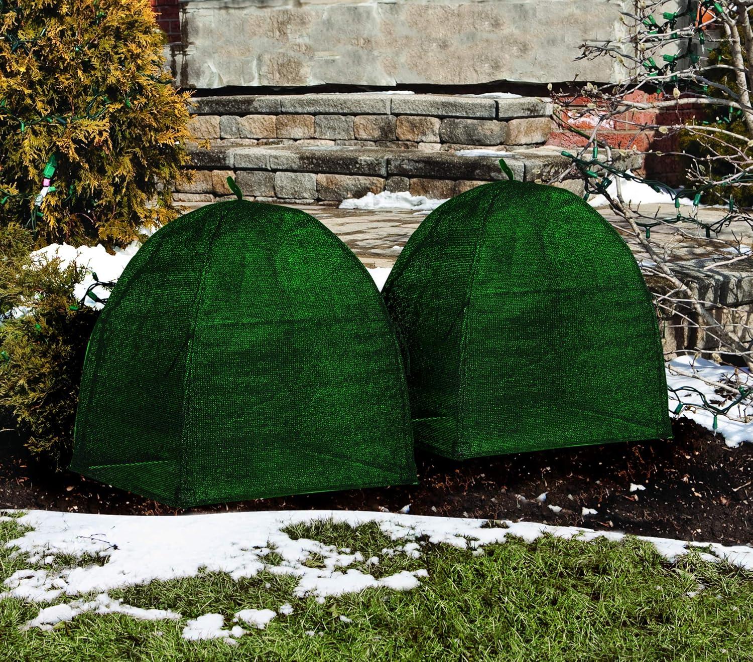 NuVue Products 22250, Winter Shrub Covers: 22" L x 22" W x 22" H - 2 Pack