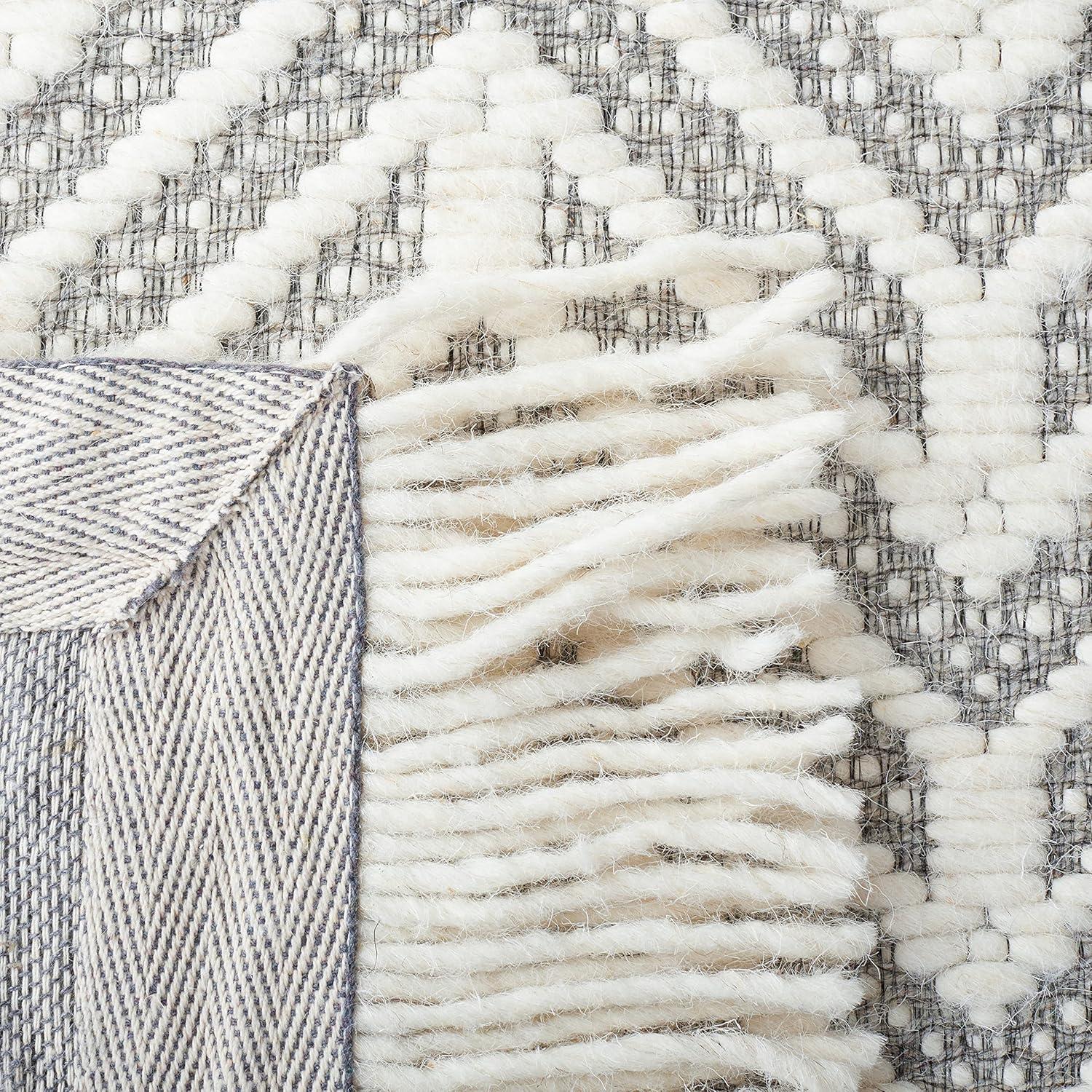Natura NAT402 Hand Woven Area Rug - Grey/Ivory - 8'x10' - Safavieh.