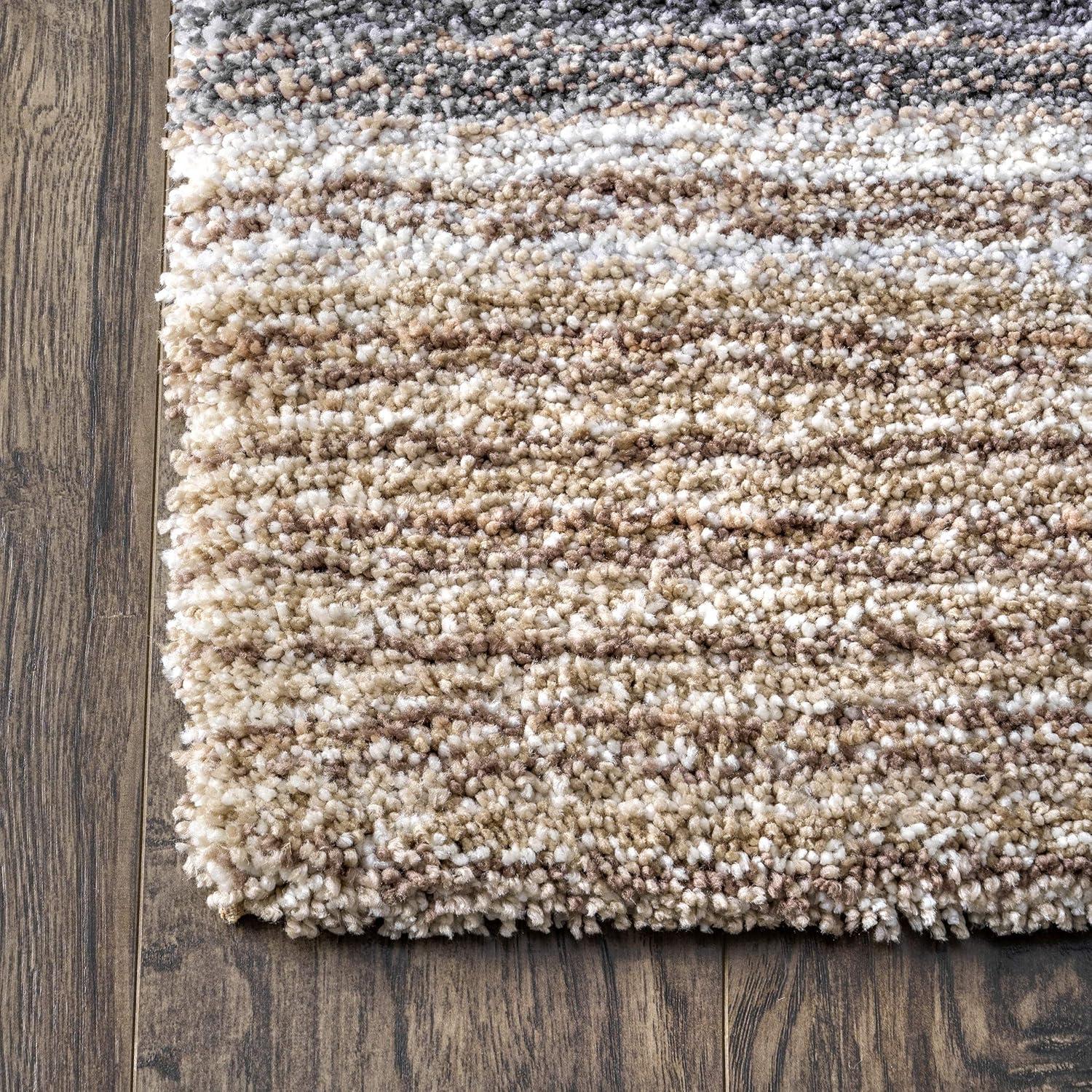 8'x10' Drey Ombre Shag Area Rug Denim - nuLOOM
