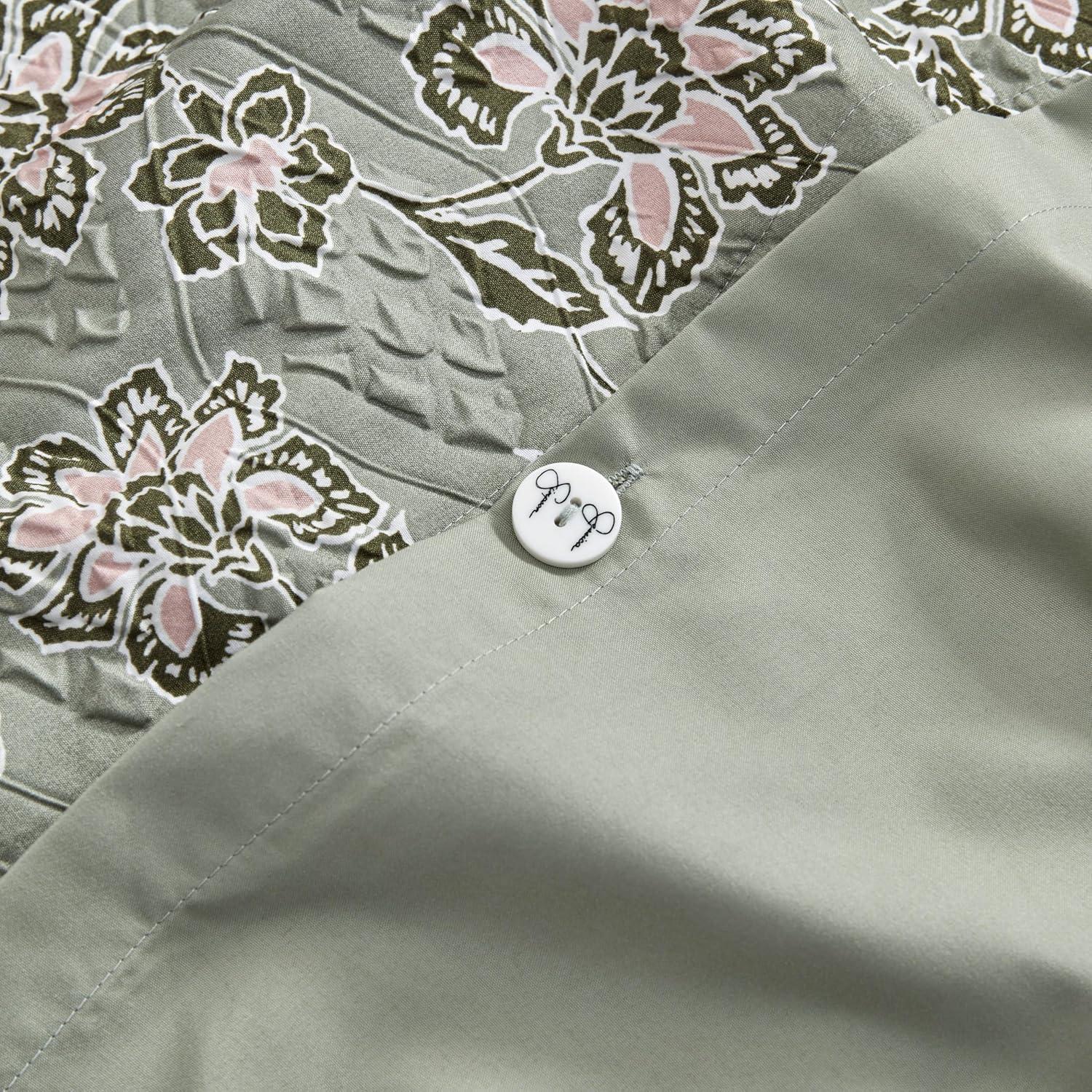Jessica Simpson Botanical Embossed Polyester Bedding Set