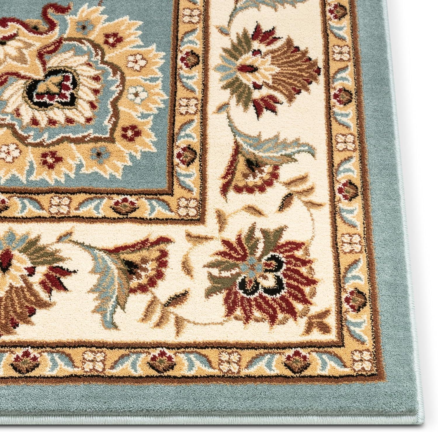 Well Woven Timeless Abbasi Oriental Persian Green 5'3" x 7'3" Area Rug