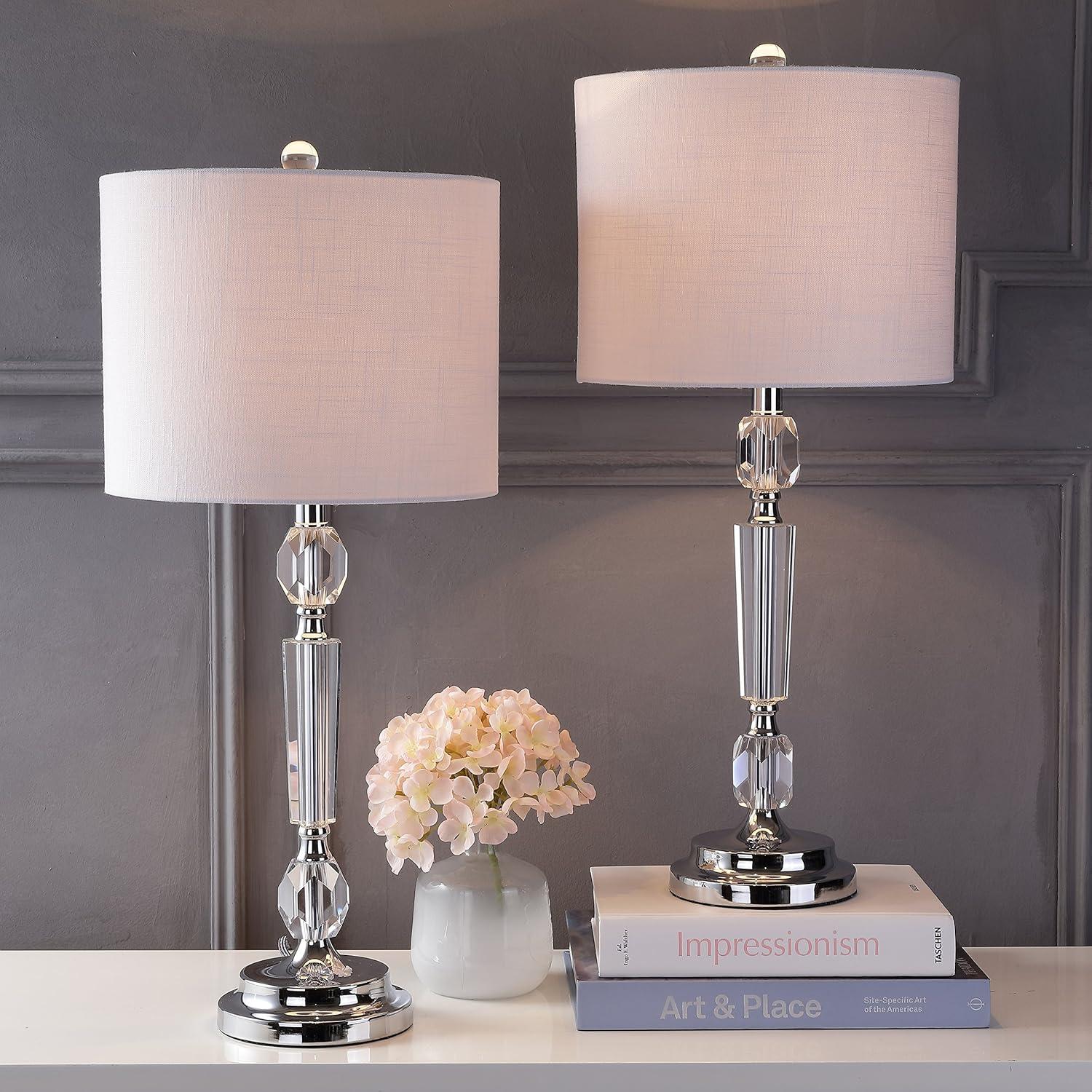 JONATHAN Y Victoria Crystal LED Table Lamp