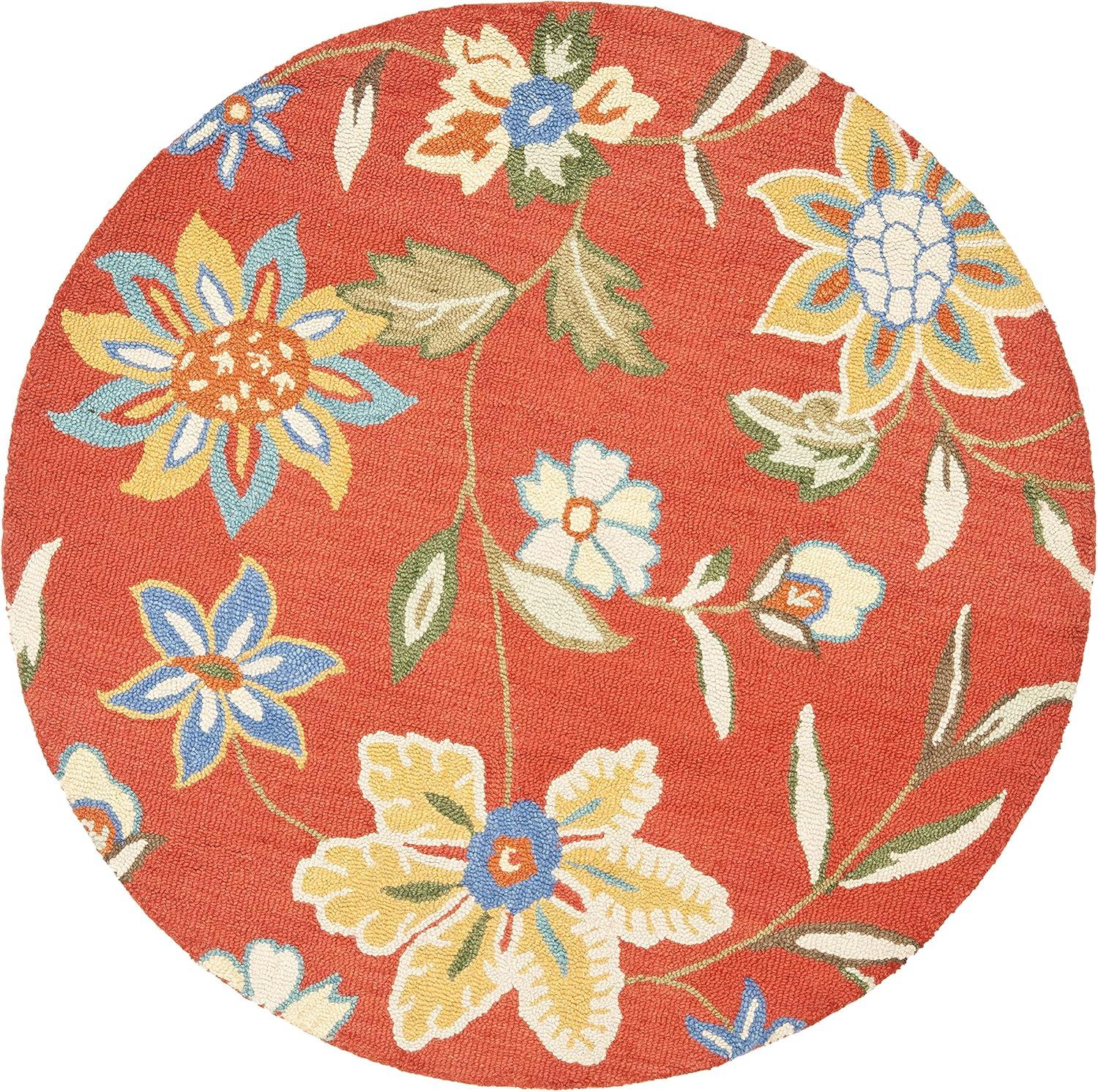 Blossom BLM673 Hand Hooked Area Rug  - Safavieh