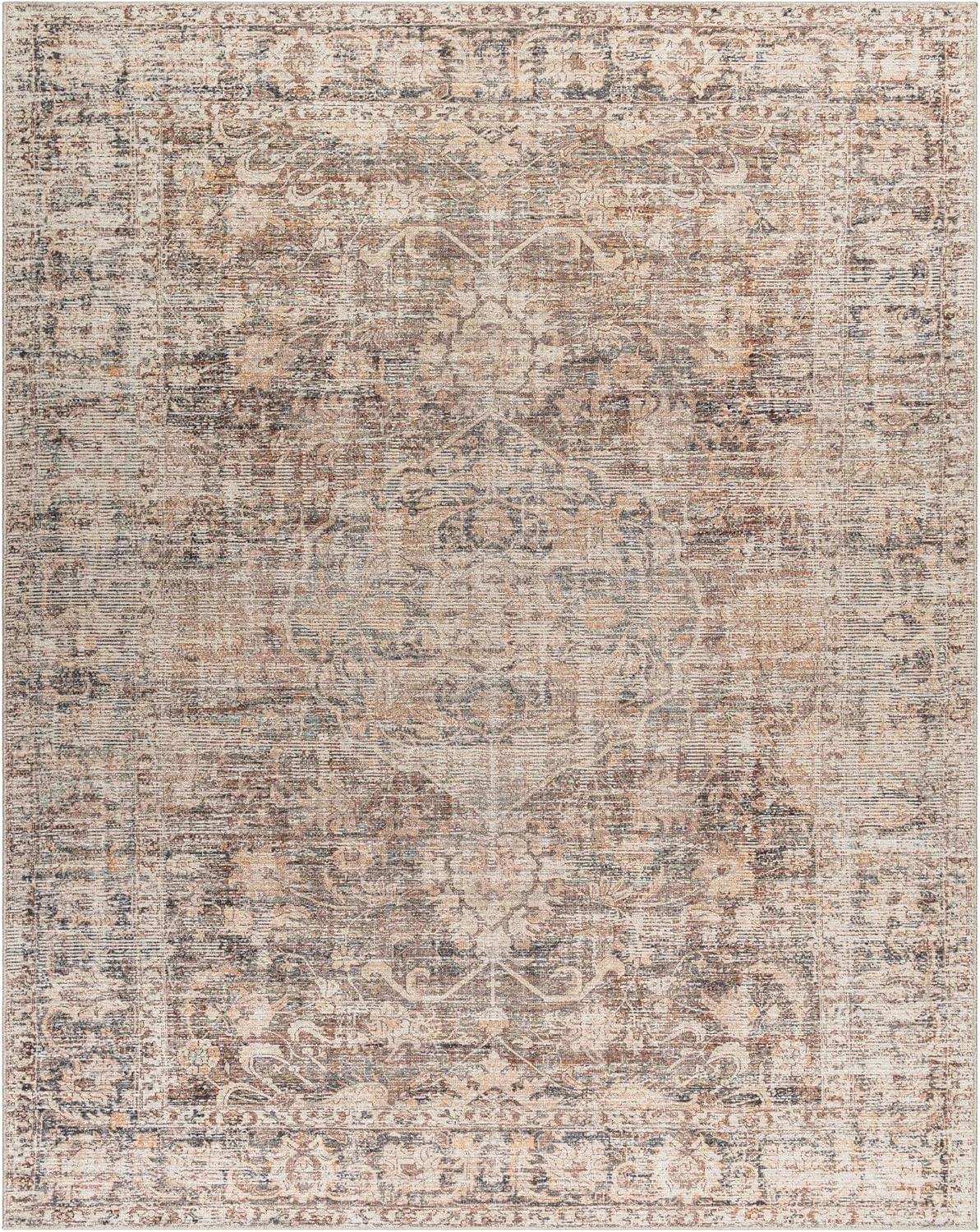 Becki Owens x Livabliss Marlene Vintage Dark Brown Area Rug