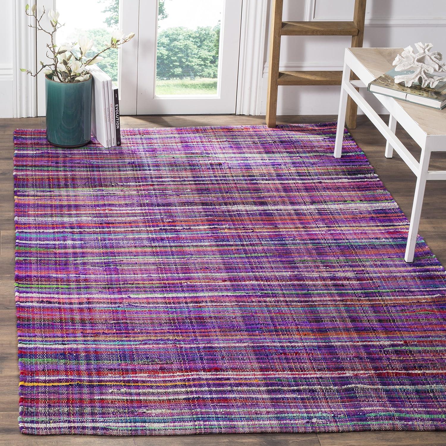 Rag Area Rug RAR240 Hand Woven Area Rug  - Safavieh