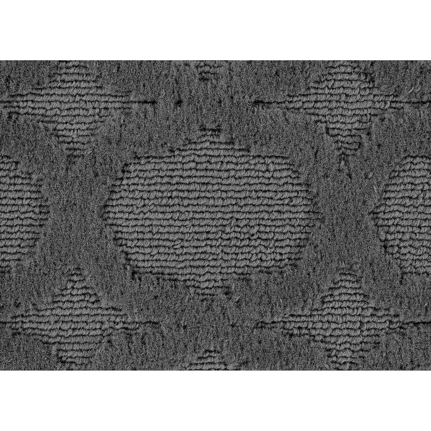 Garland Rug Garden Trellis Polypropylene Cinder Gray Indoor/Outdoor Area Rug, 4' x 6'