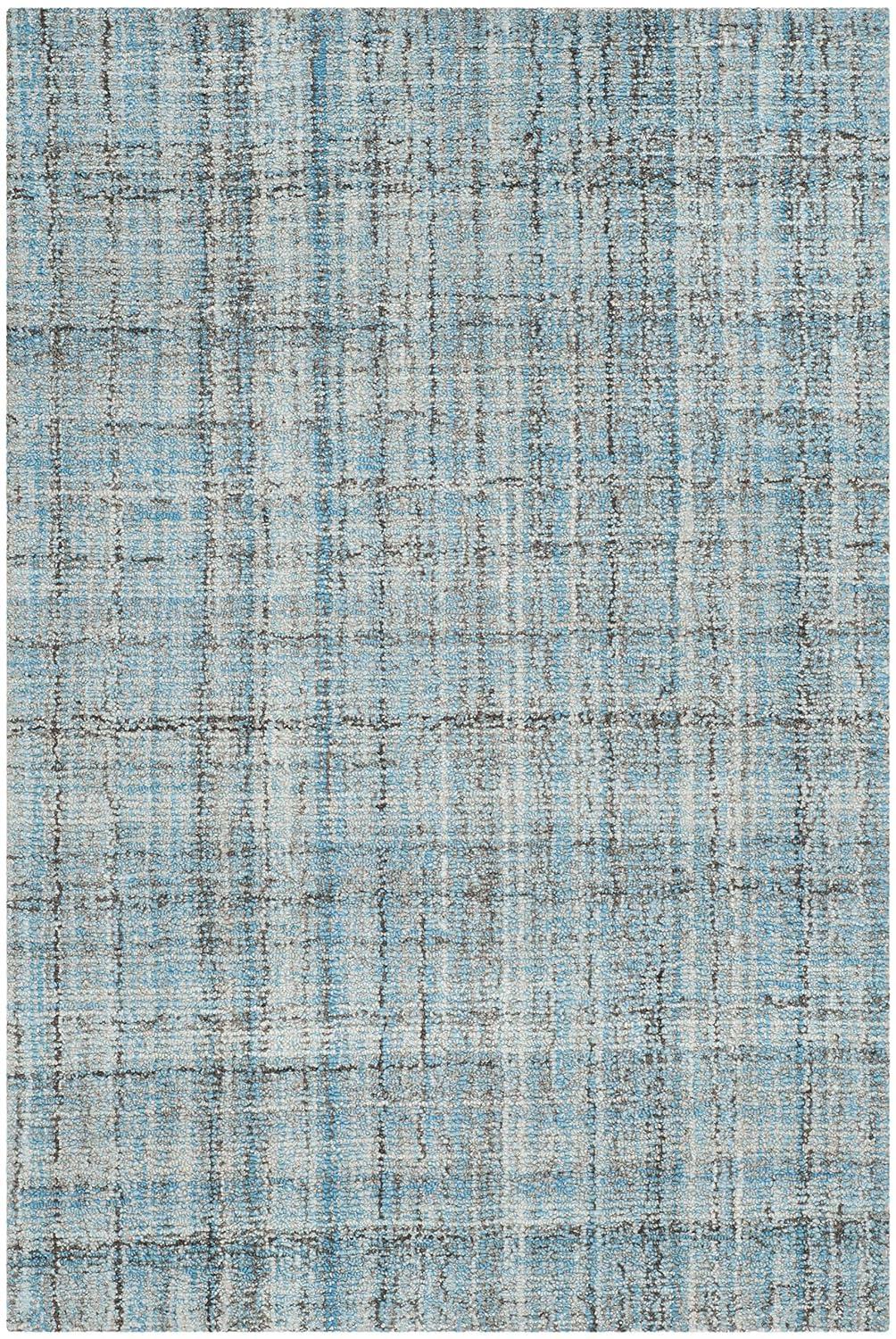 Abstract ABT141 Handmade Indoor Accent Rug - Blue/Multi - 3'x5' - Safavieh