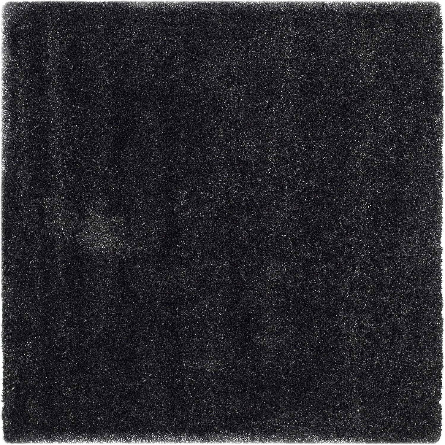 Shag SG151 Power Loomed Indoor Area Rug - Beige - 6'7"x6'7" - Safavieh.