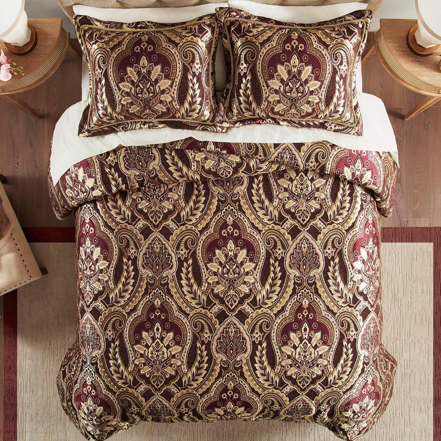 Croscill Croscill Julius 4 Piece Chenille Jacquard Comforter Set