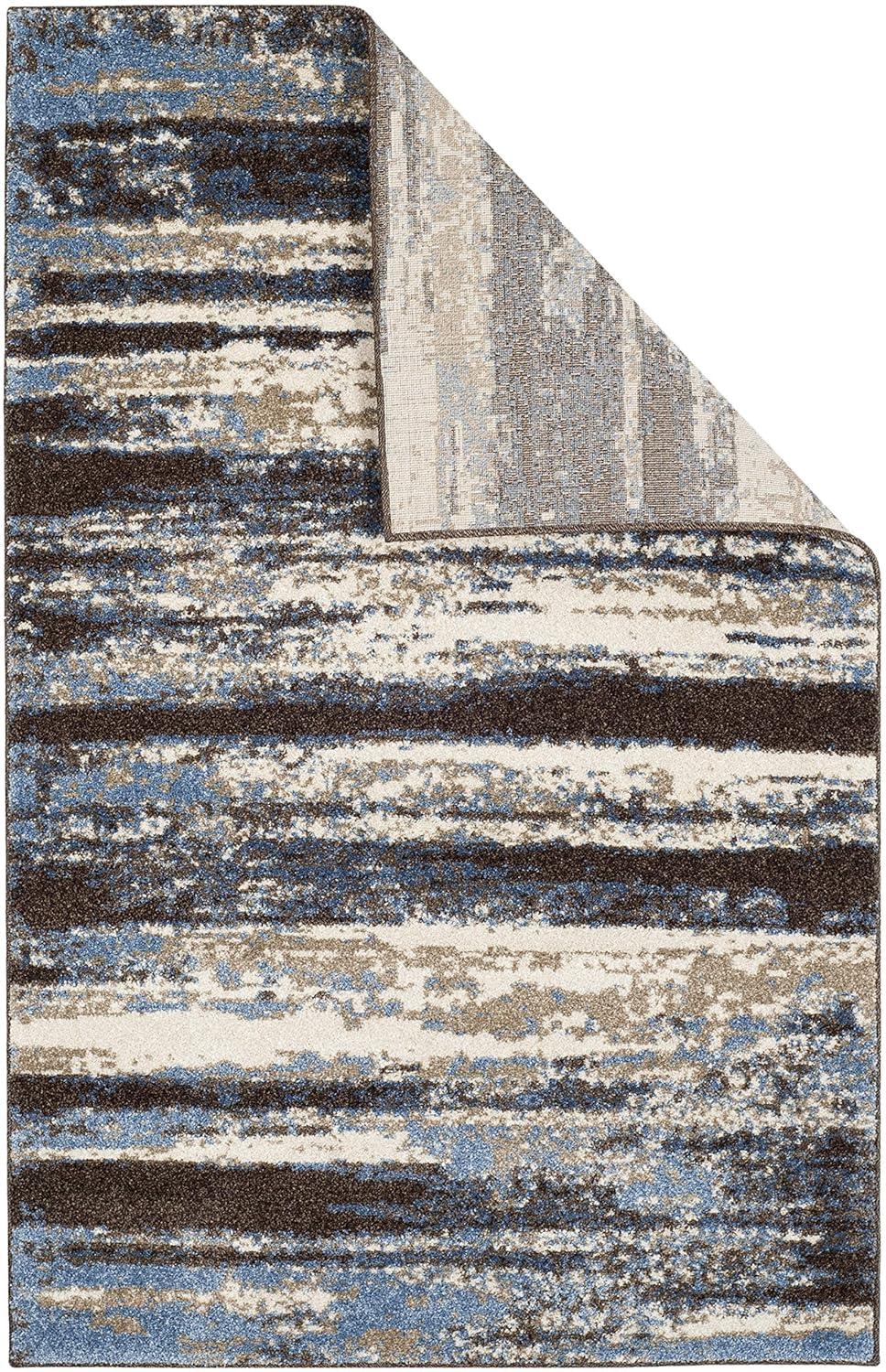 Retro RET2138 Power Loomed Indoor Runner Rug - Cream/Blue - 2'3"x13' - Safavieh.