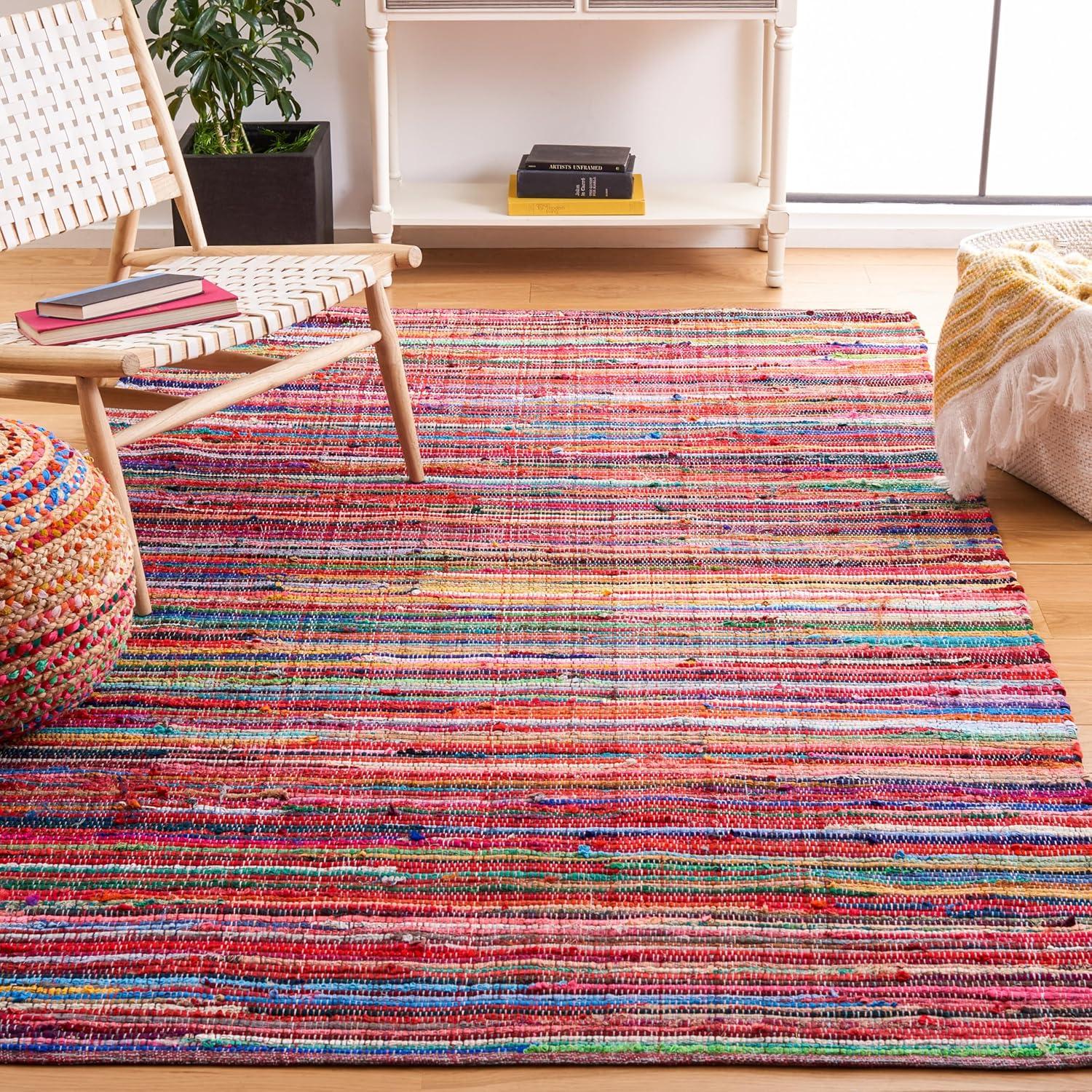 Rag Area Rug RAR240 Hand Woven Area Rug  - Safavieh