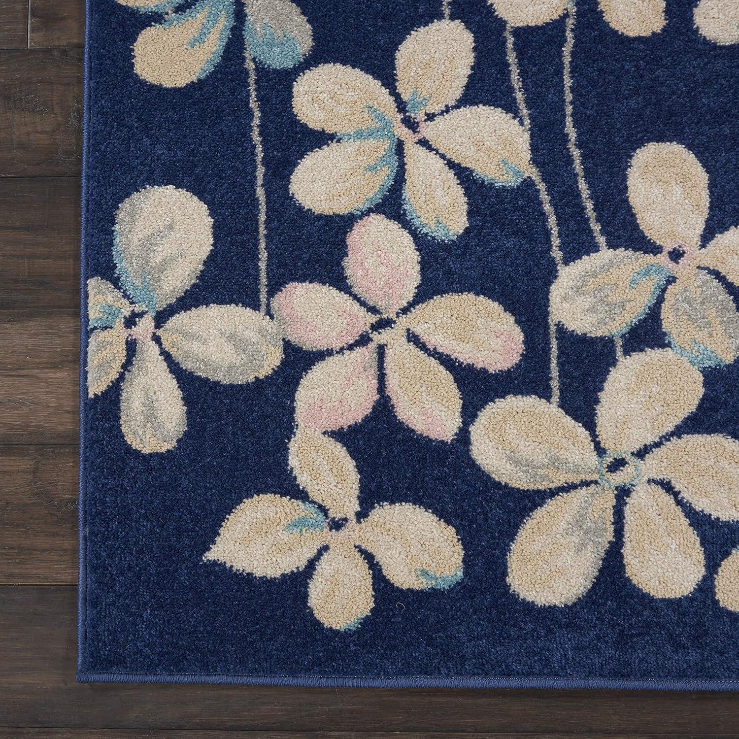 Nourison Tranquil Bohemian Botanical Bloom Area Rug