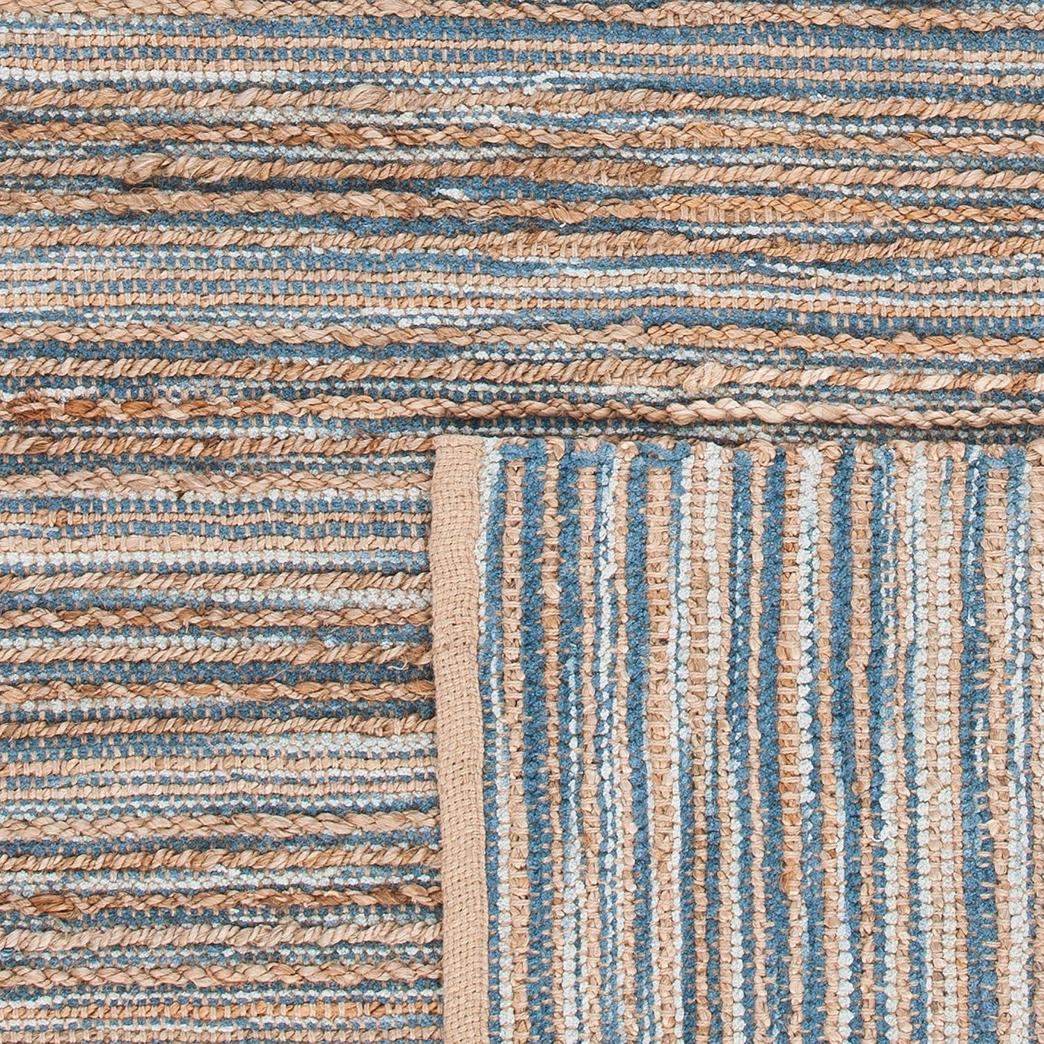 Cape Cod CAP851 Woven Indoor Area Rug - Blue - 4'x6' - Safavieh