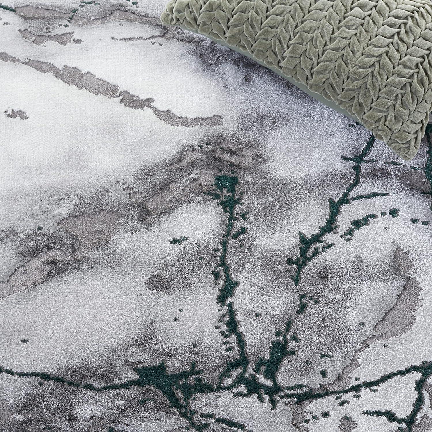 Craft CFT877 Loomed Indoor Runner Rug - Grey/Green - 2'3"x8' - Safavieh