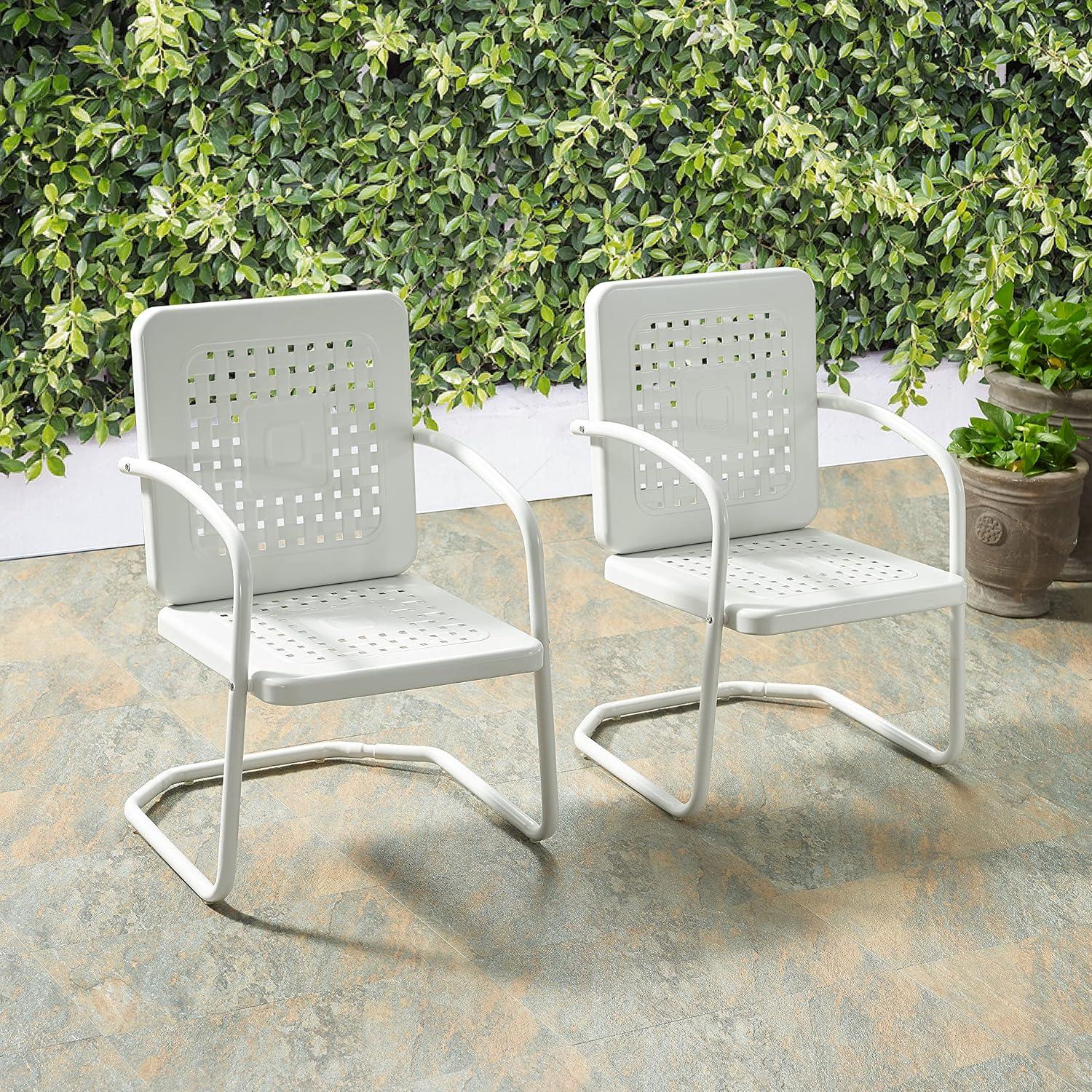 2pk Bates Outdoor Steel Arm Chairs - Crosley