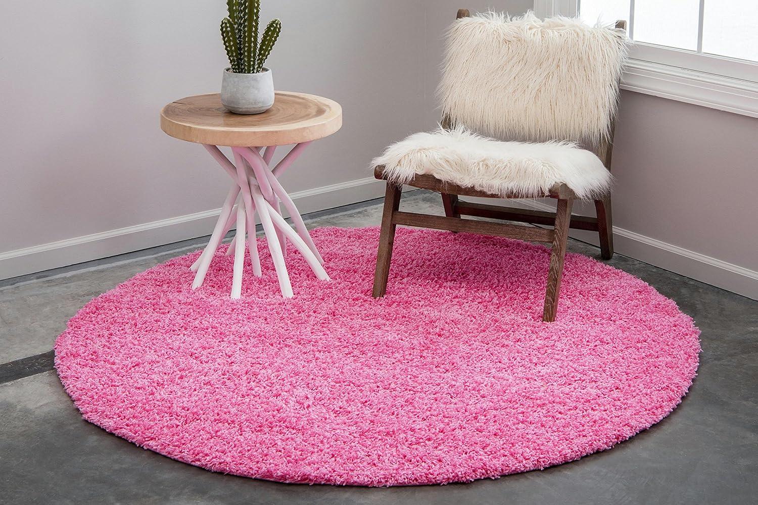 Unique Loom Solid Shag Solid Indoor Woven Area Rug