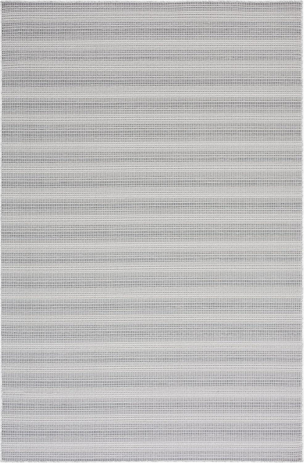 Hampton HTN231 Power Loomed Indoor/Outdoor Area Rug - Gray - 4'x6' - Safavieh.