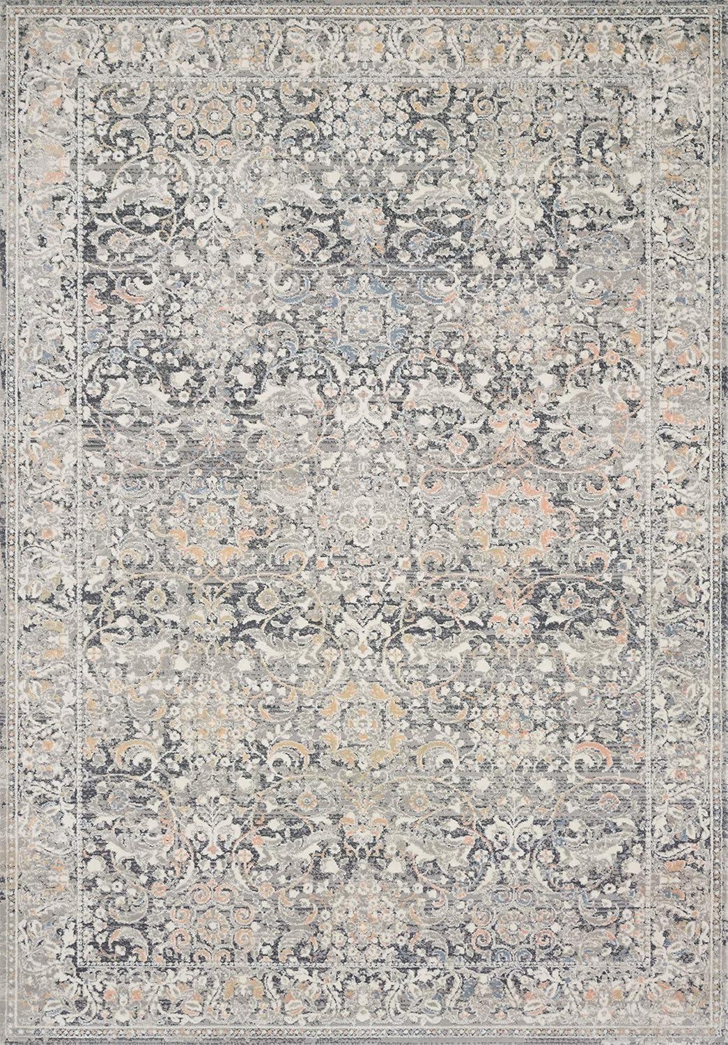 Loloi II Lucia Collection LUC-04 Grey/Mist 2'-0" x 3'-0" Accent Rug
