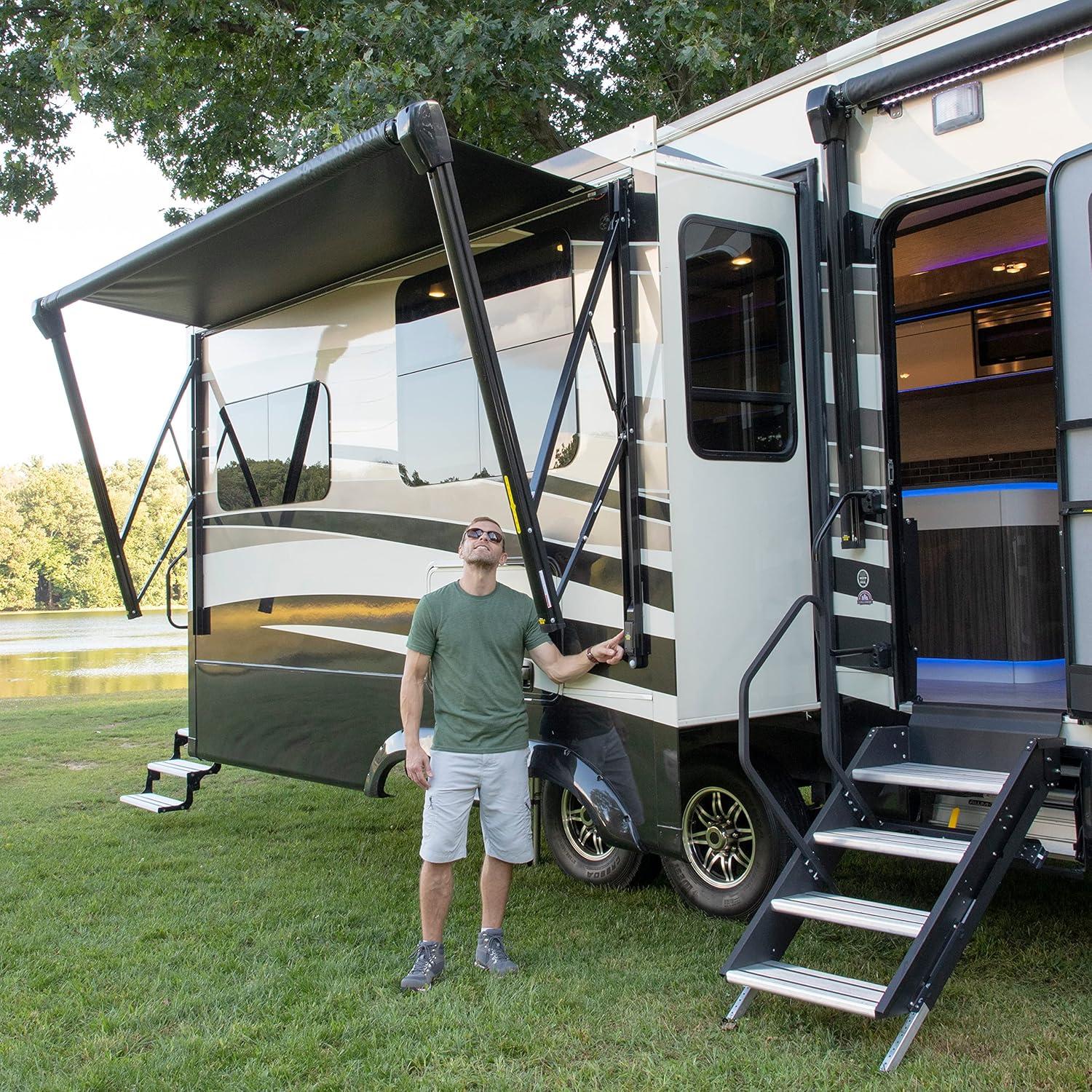 Lippert Components Solera Awning with Black Weatherguard