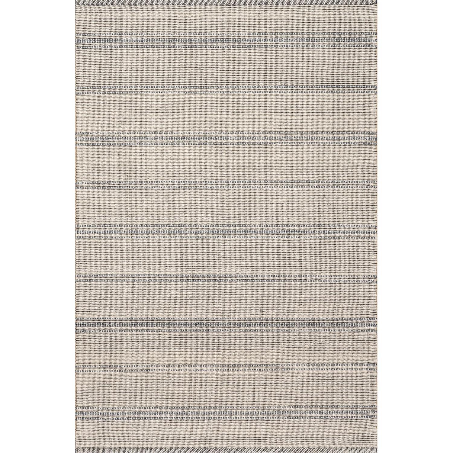 Nuloom Garnet Striped Wool Indoor Area Rug, 5' x 8', Beige