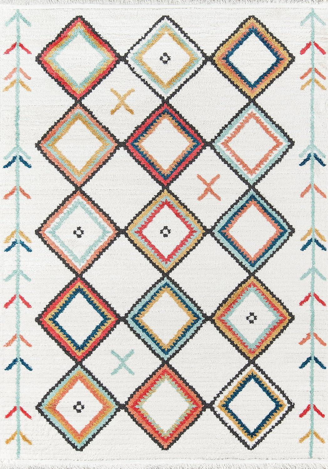 Momeni Monaco Southwestern Aztec Modern Area Rugs, Multi-color