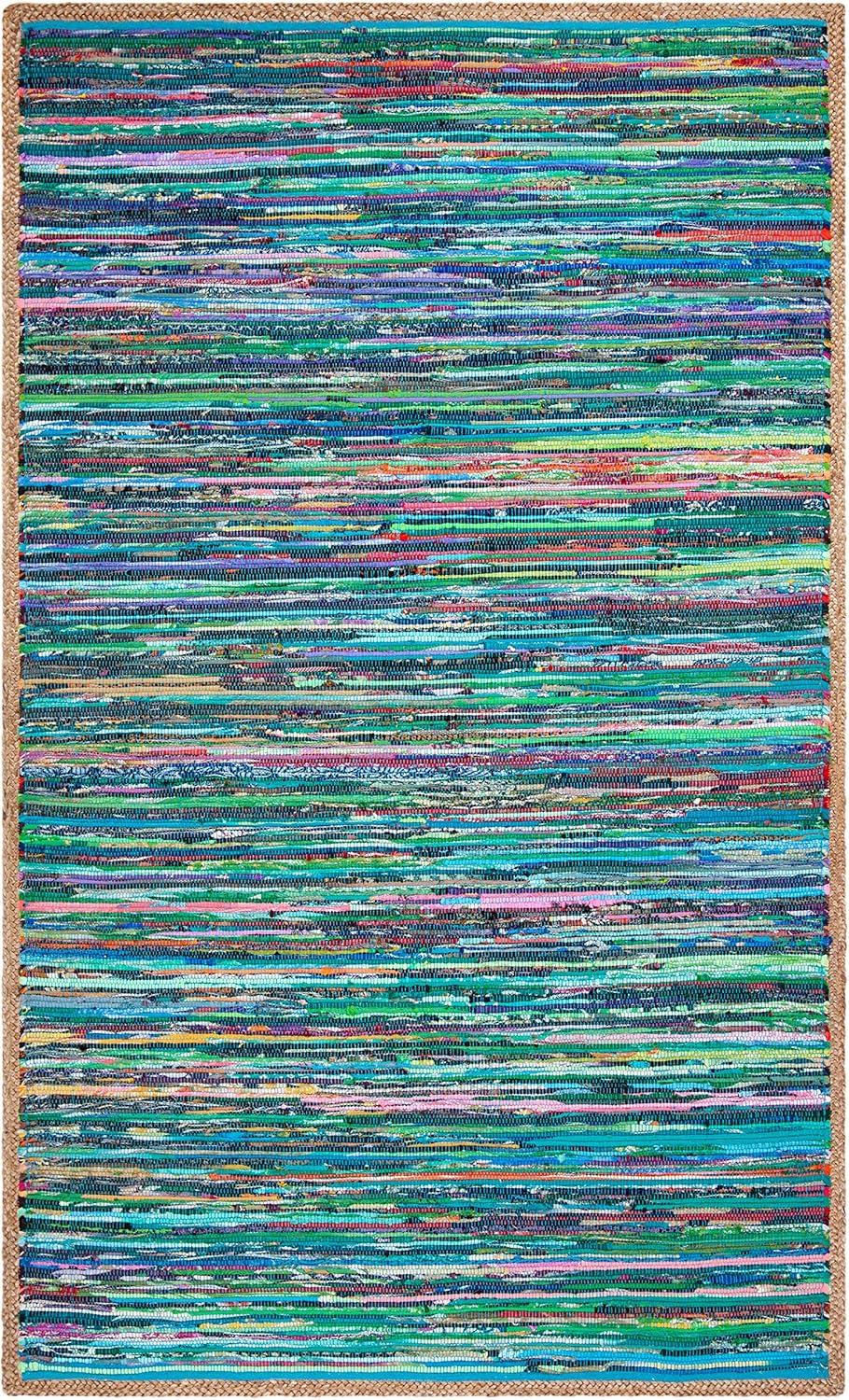 Montauk MTK960 Hand Woven Area Rug - Green/Natural - 8'x10' - Safavieh.