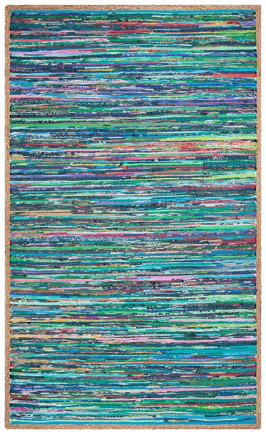 Montauk MTK960 Hand Woven Area Rug - Green/Natural - 8'x10' - Safavieh.