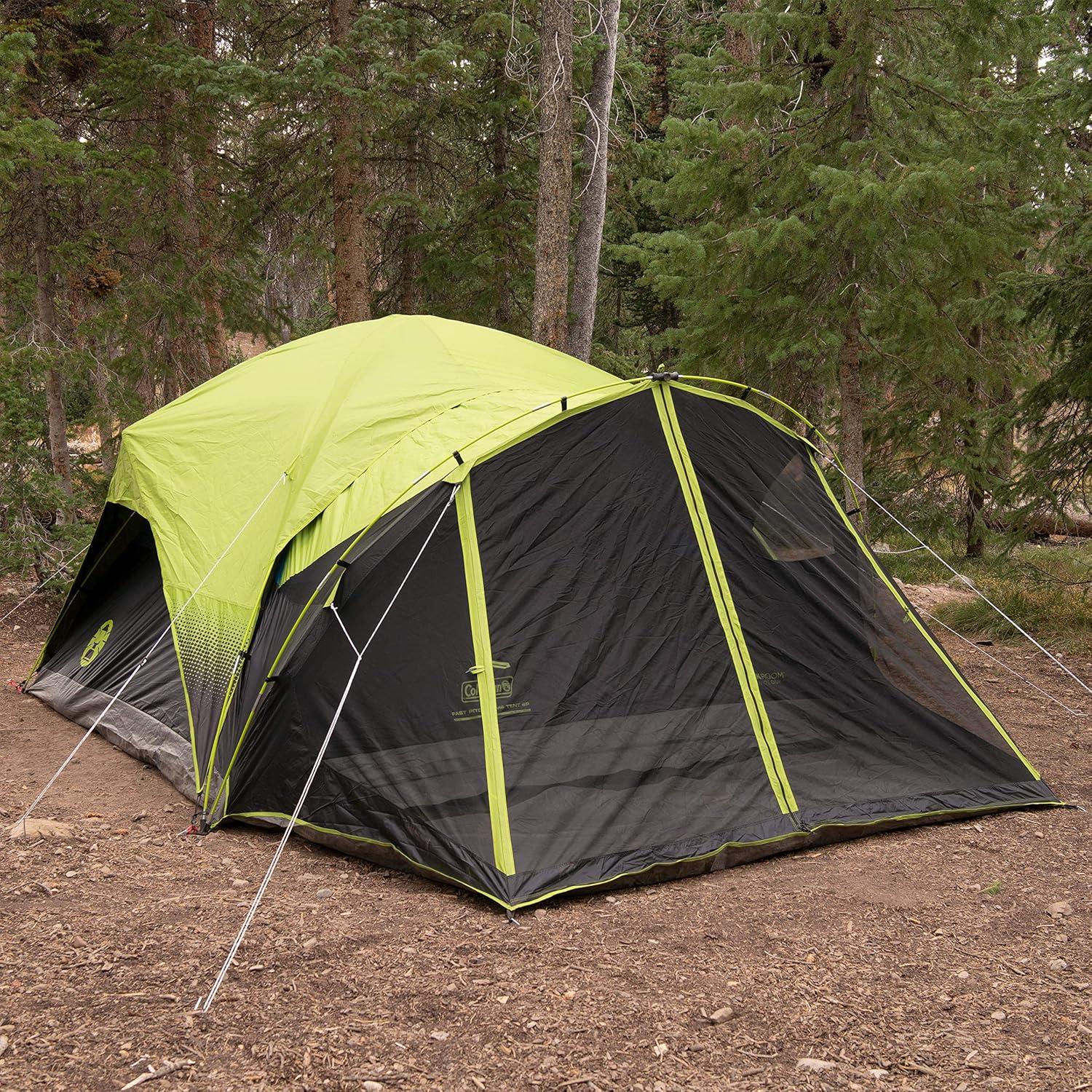 Carlsbad Fast Pitch Cabin Tent with Screen Room, 6-Person