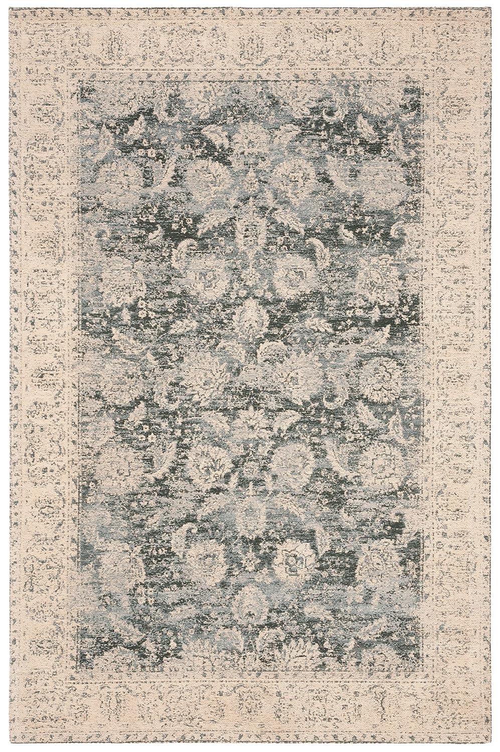 Classic Vintage CLV306 Power Loomed Area Rug - Cream/Grey - 4'x6' - Safavieh.