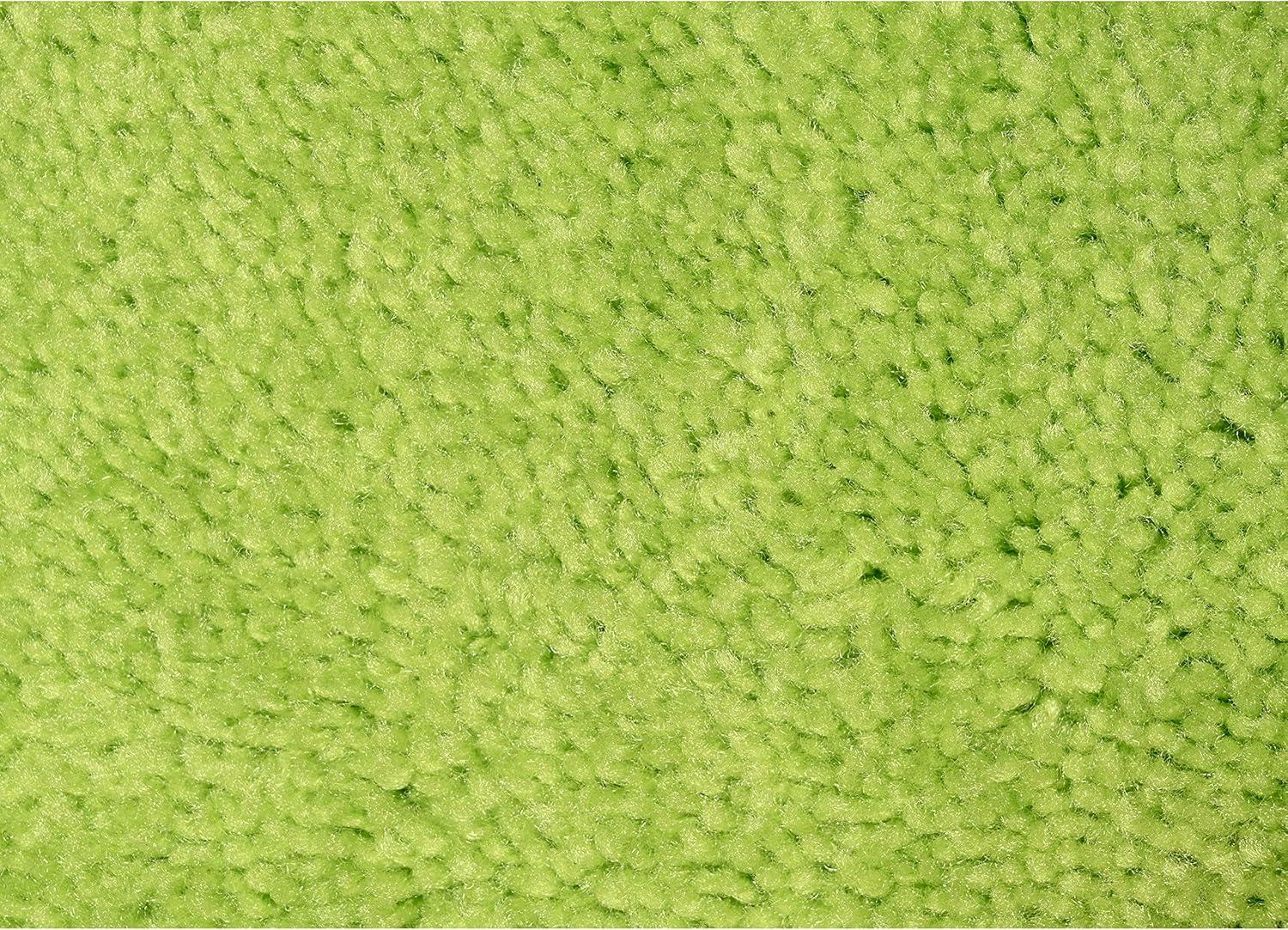 2pc Traditional Nylon Washable Bathroom Rug Set Lime - Garland Rug: Machine Made, Tufted, Latex Backing